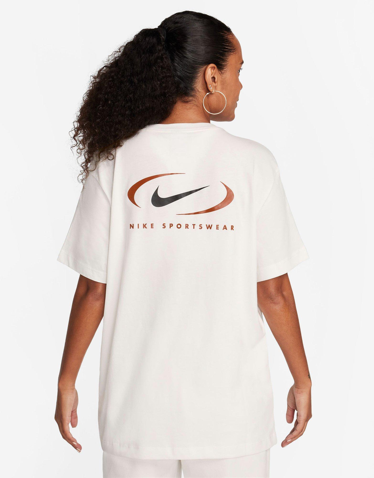 White Nike Sportswear Graphic T-Shirt