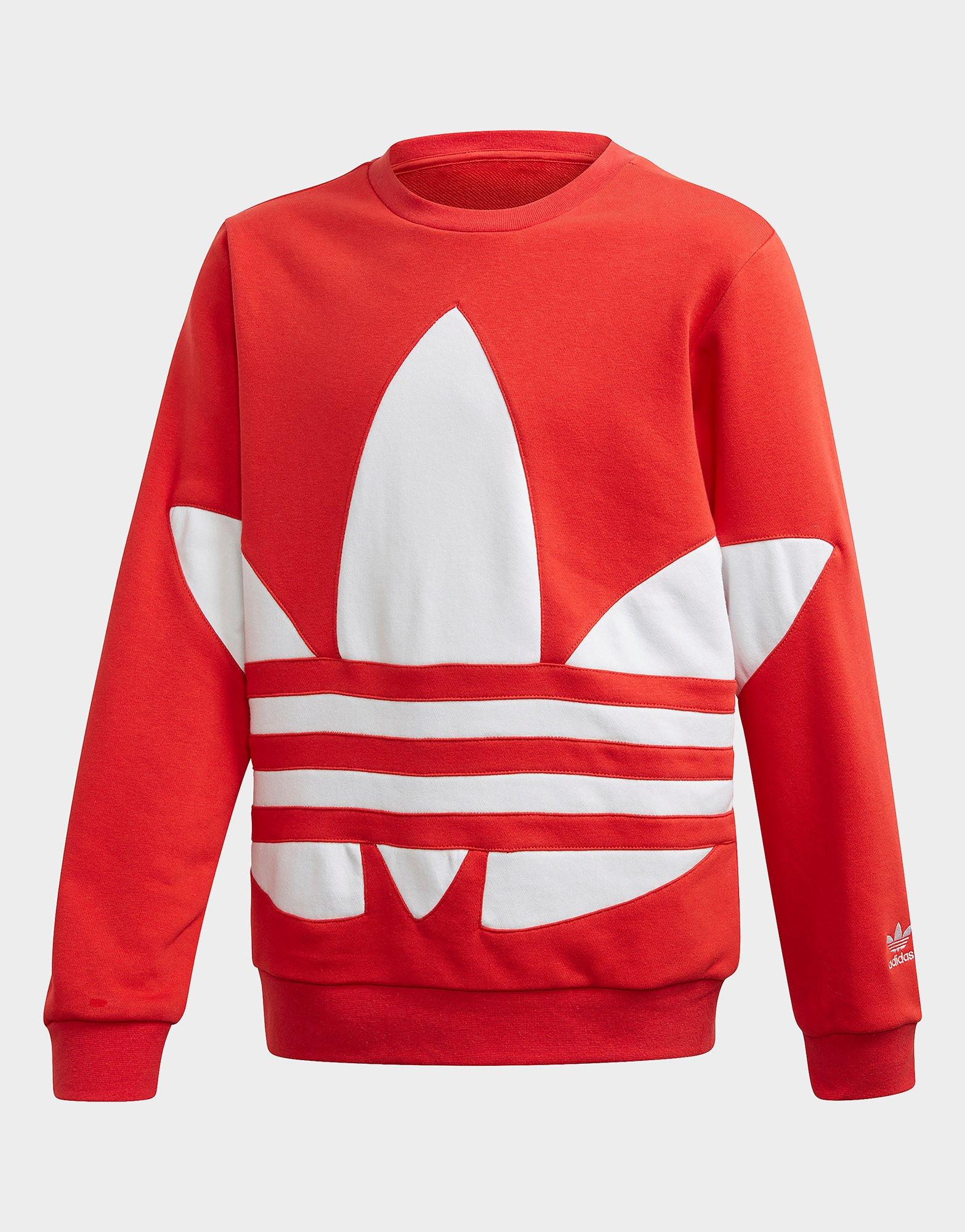 adidas originals red sweatshirt