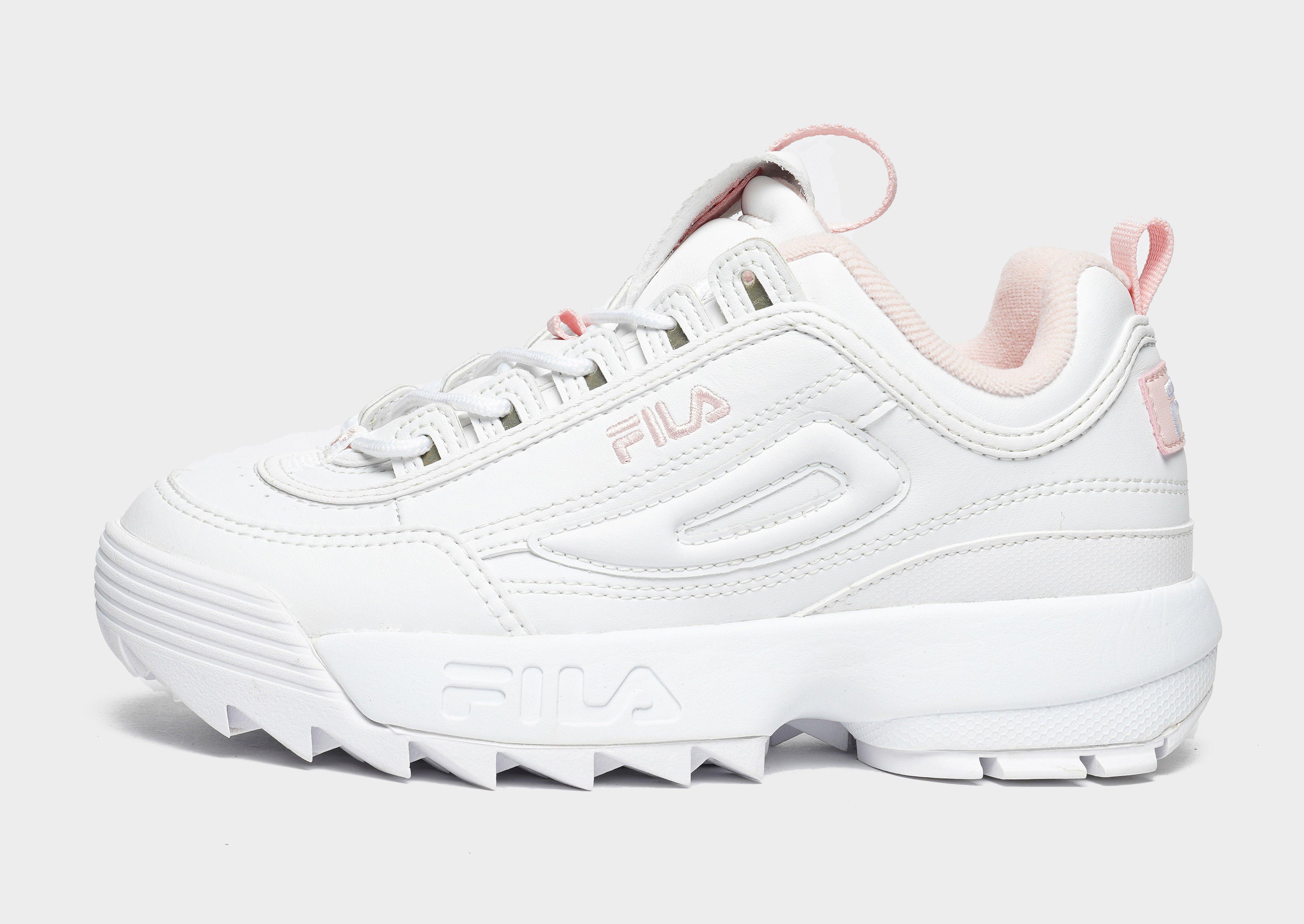 fila disruptor ii women's white