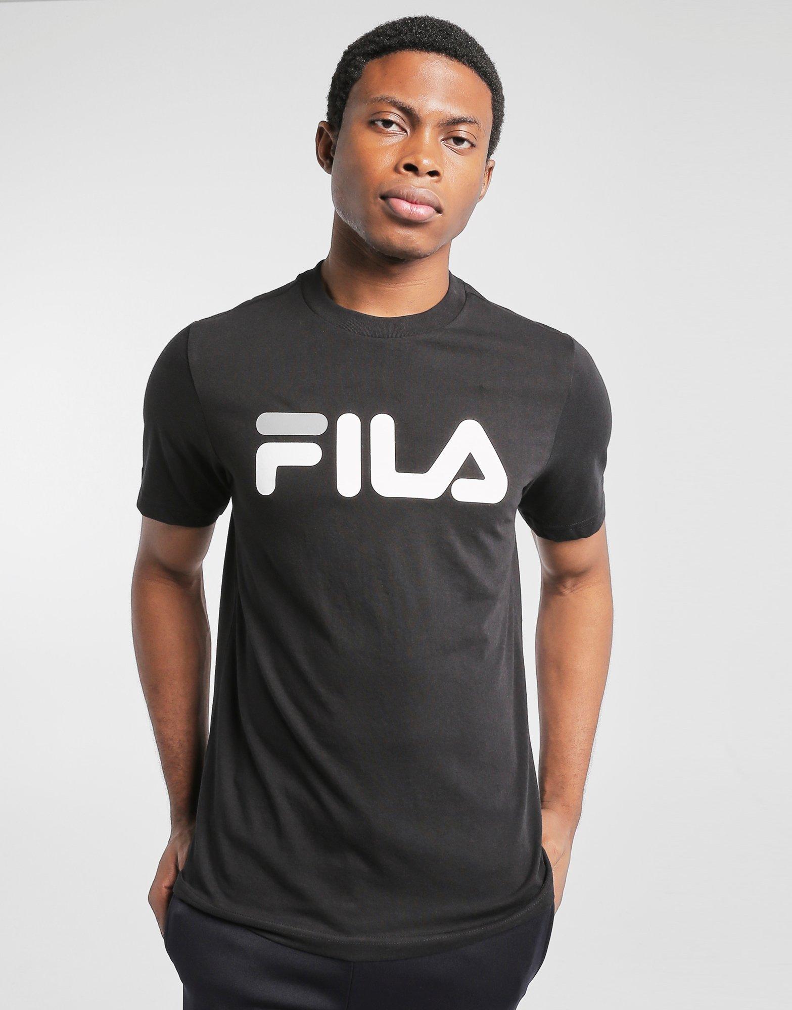 black fila shirt