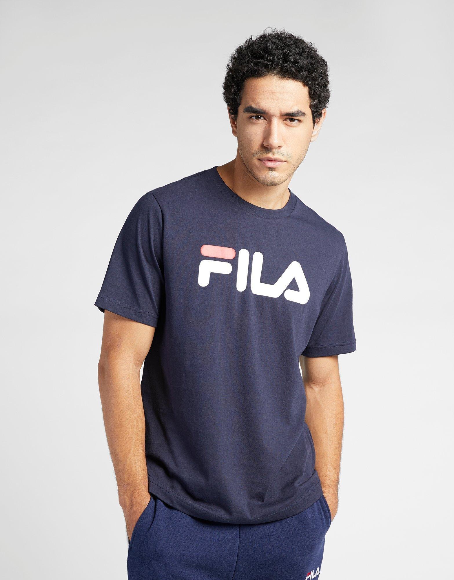 fila classic logo t shirt