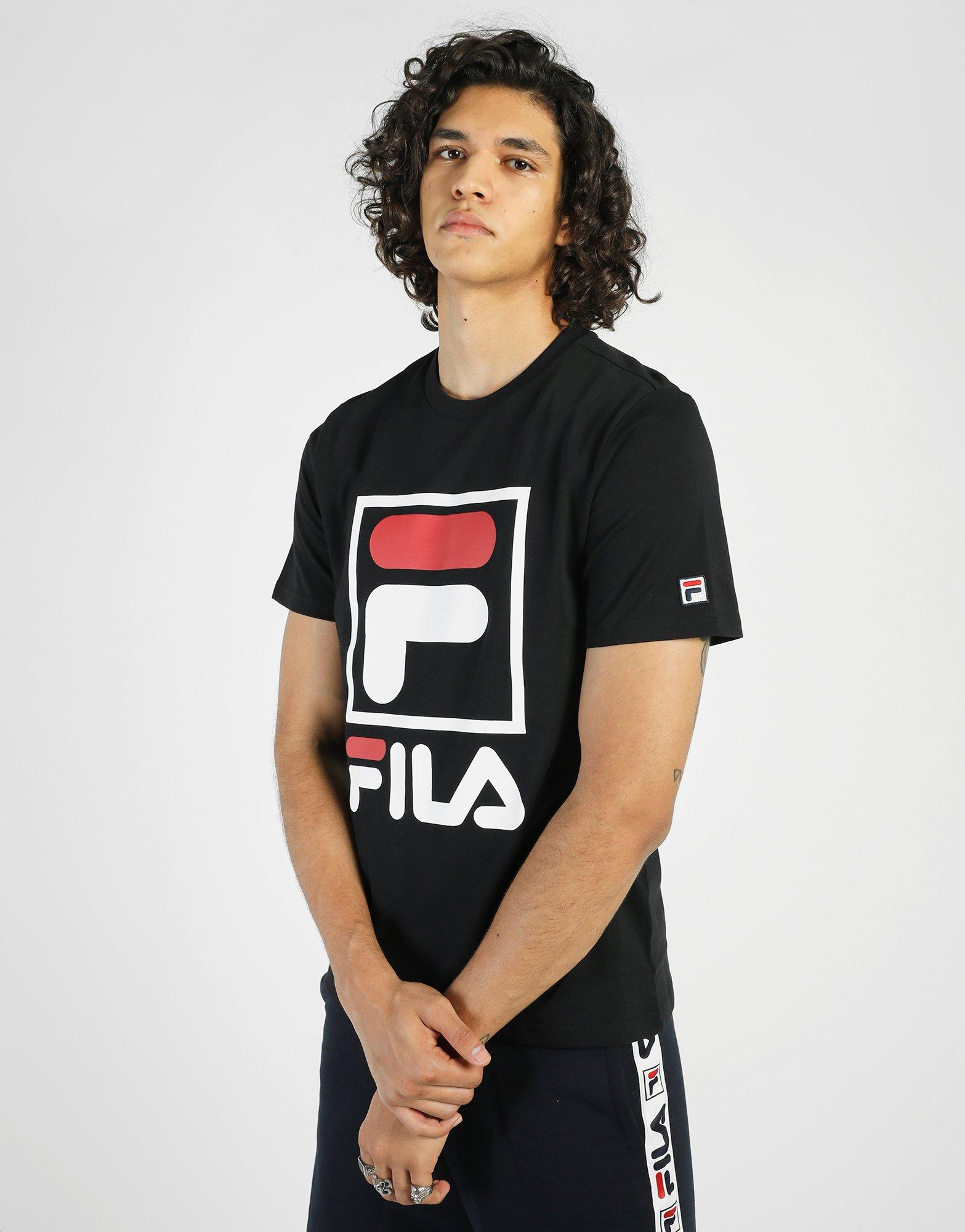 fila big logo t shirt