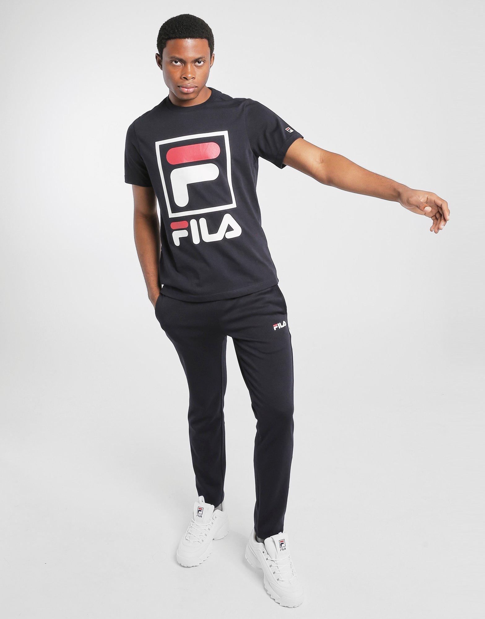 fila big logo t shirt