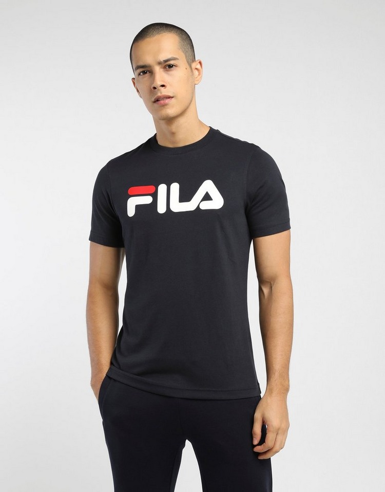 Blue Fila Classic Logo Short Sleeve T-Shirt | JD Sports