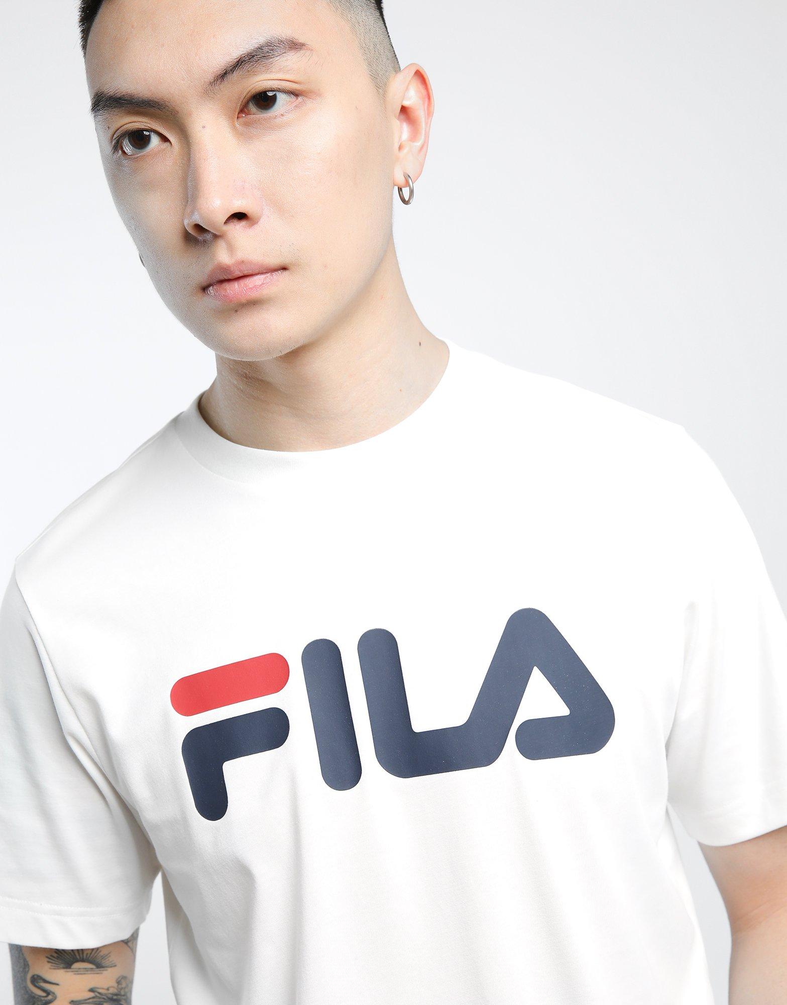 fila classic logo t shirt