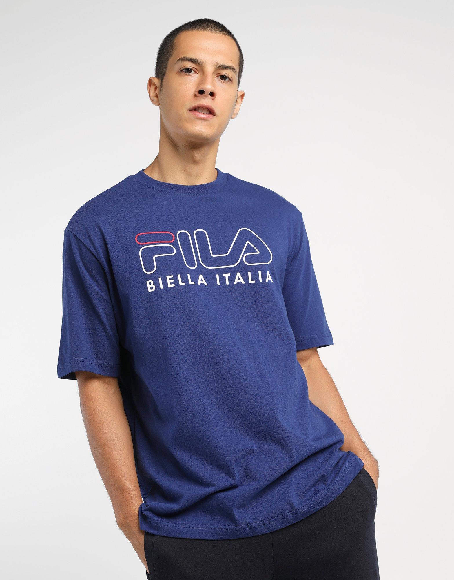 fila big logo t shirt