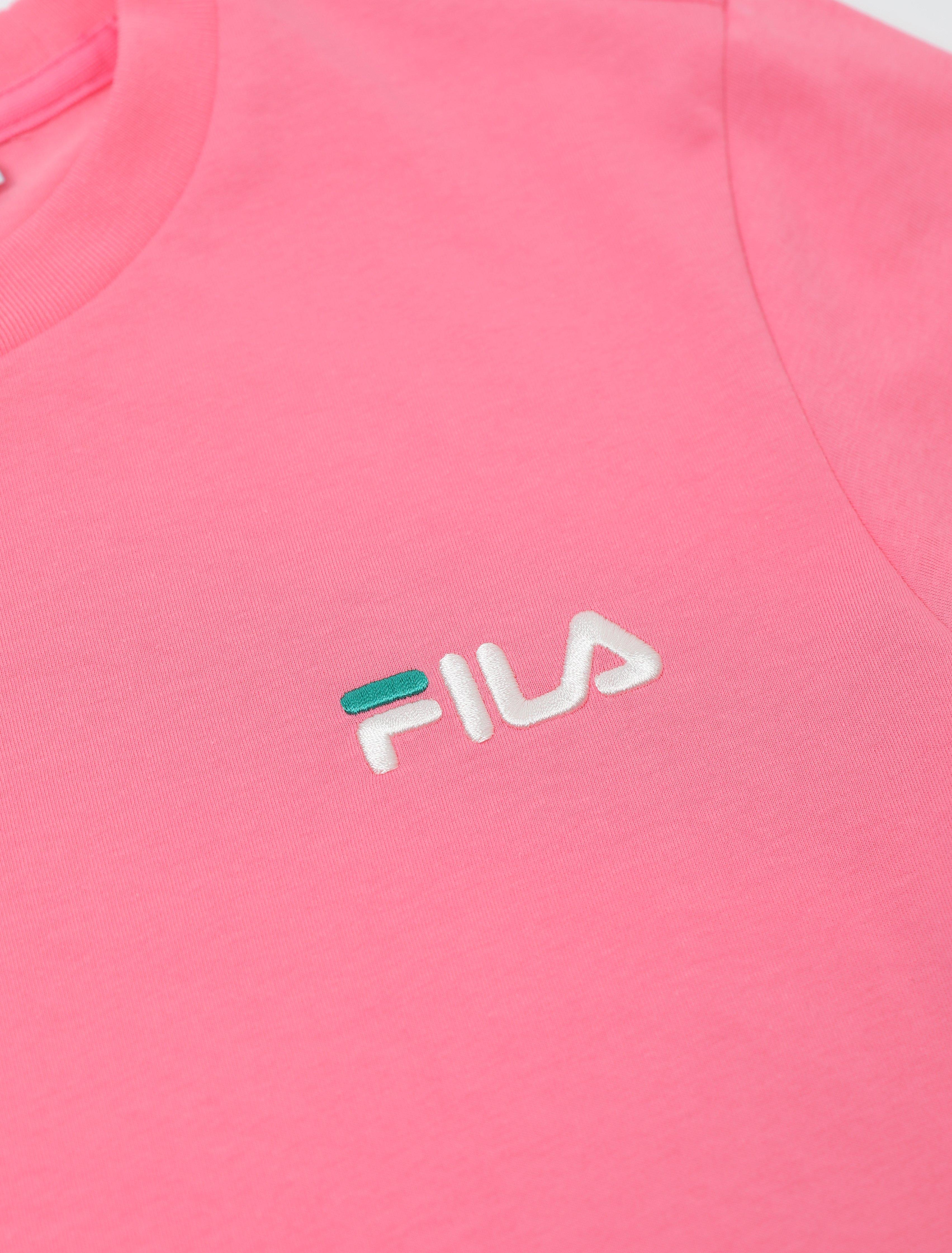 pink fila t shirt