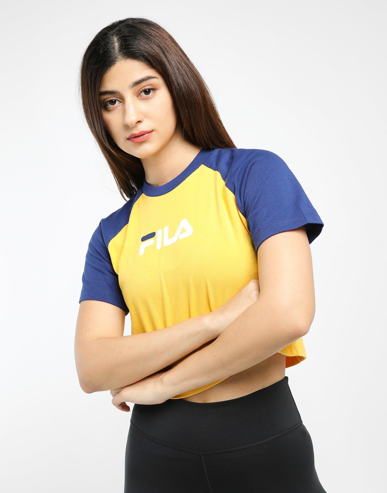 yellow fila top