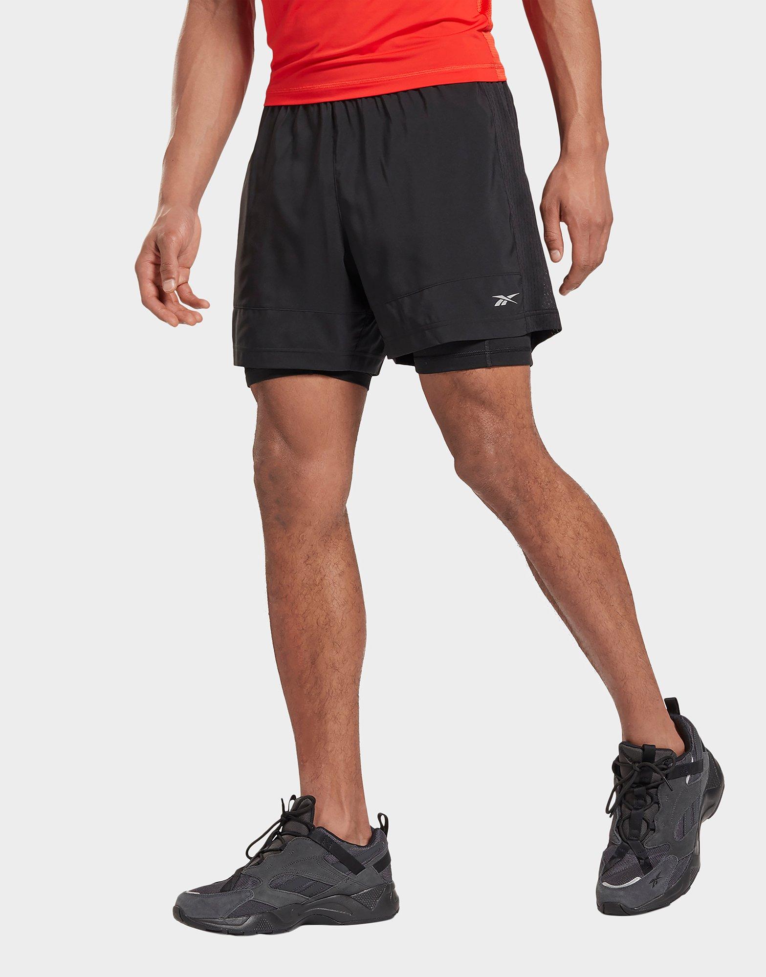 reebok two in one shorts
