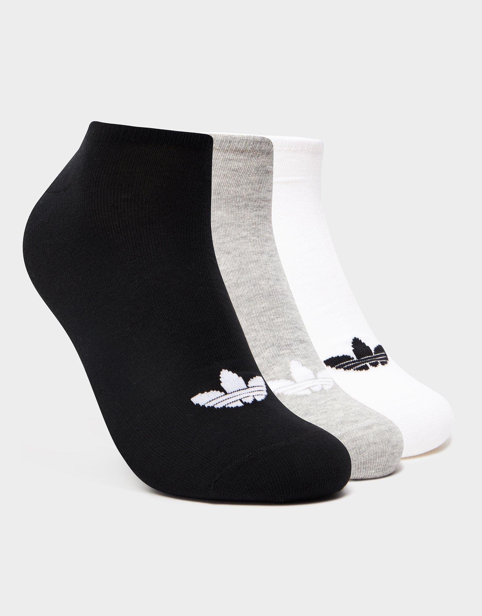 adidas Originals Trefoil No Show Socks 3 Pack