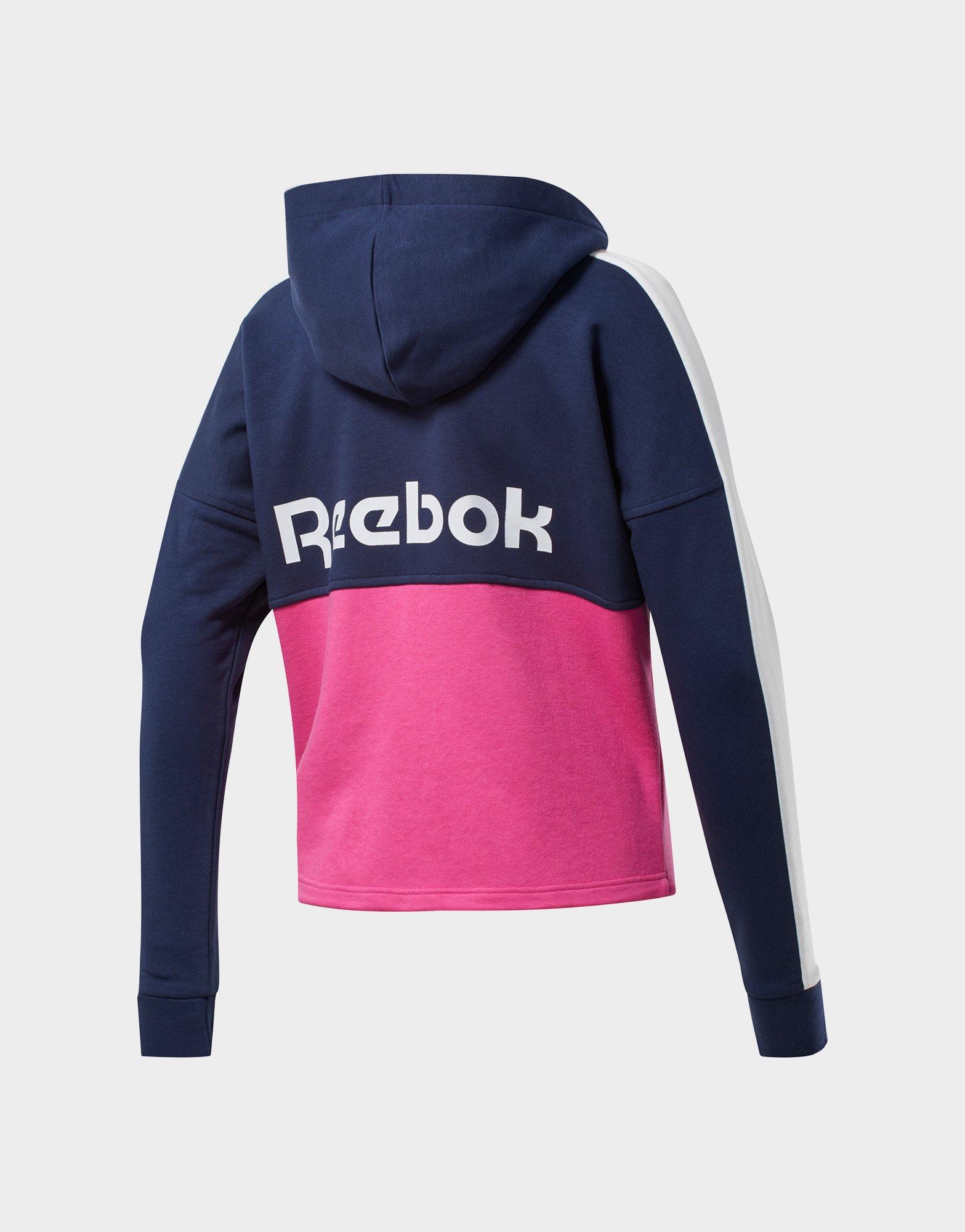 reebok pink hoodie