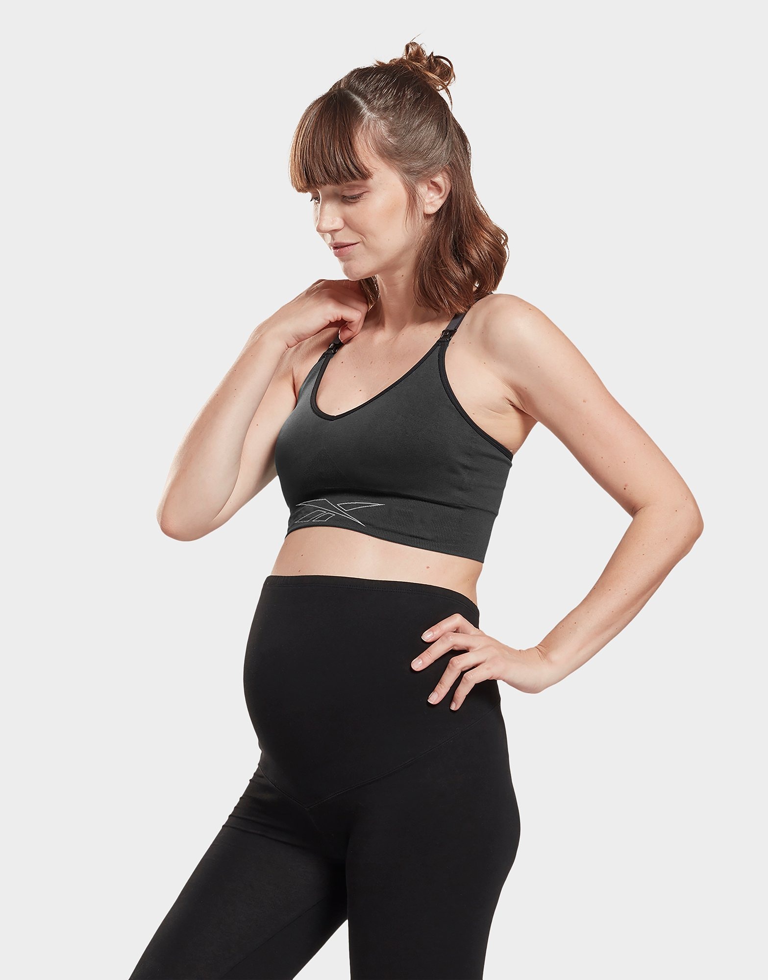 Black Reebok nursing sports bra | JD Sports