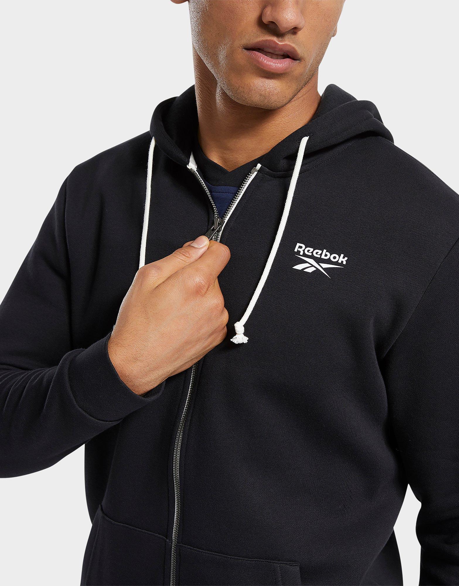 reebok zipper hoodie