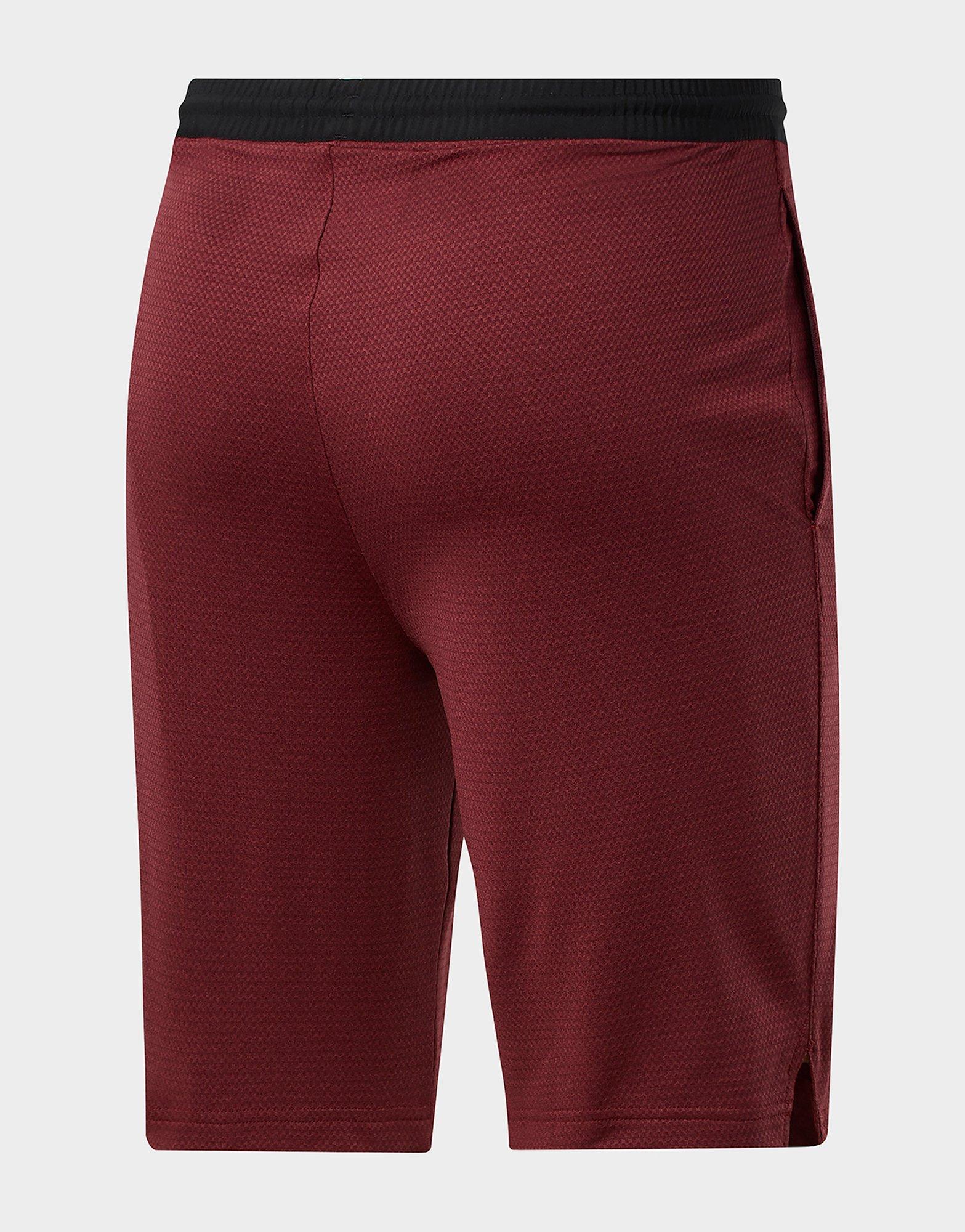 reebok red shorts