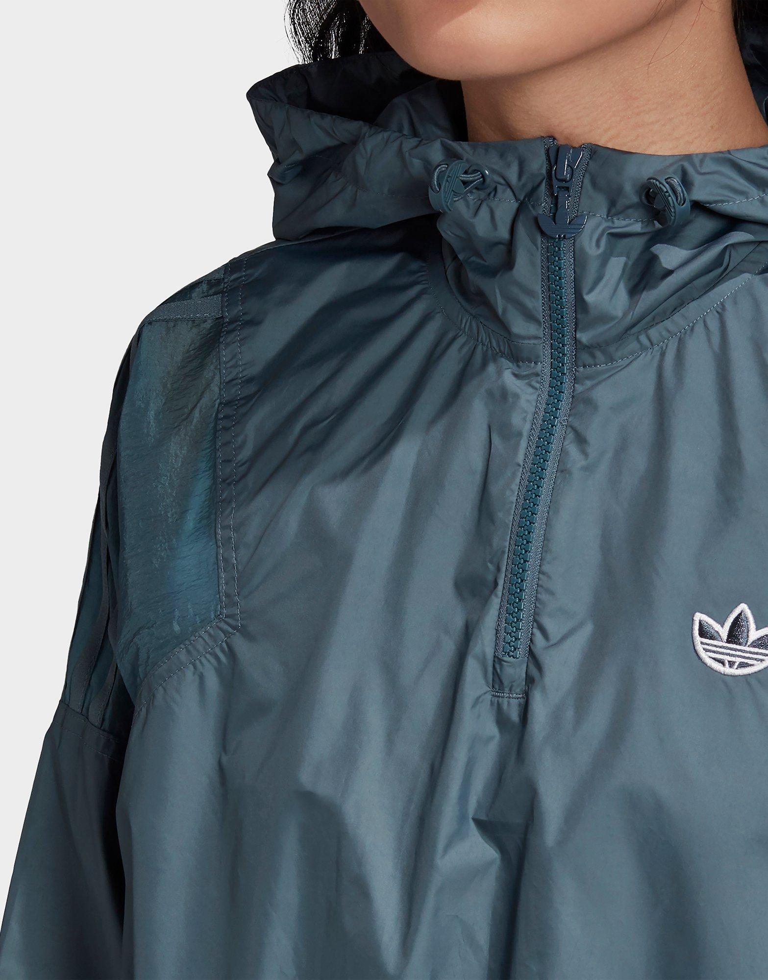 adidas cropped windbreaker