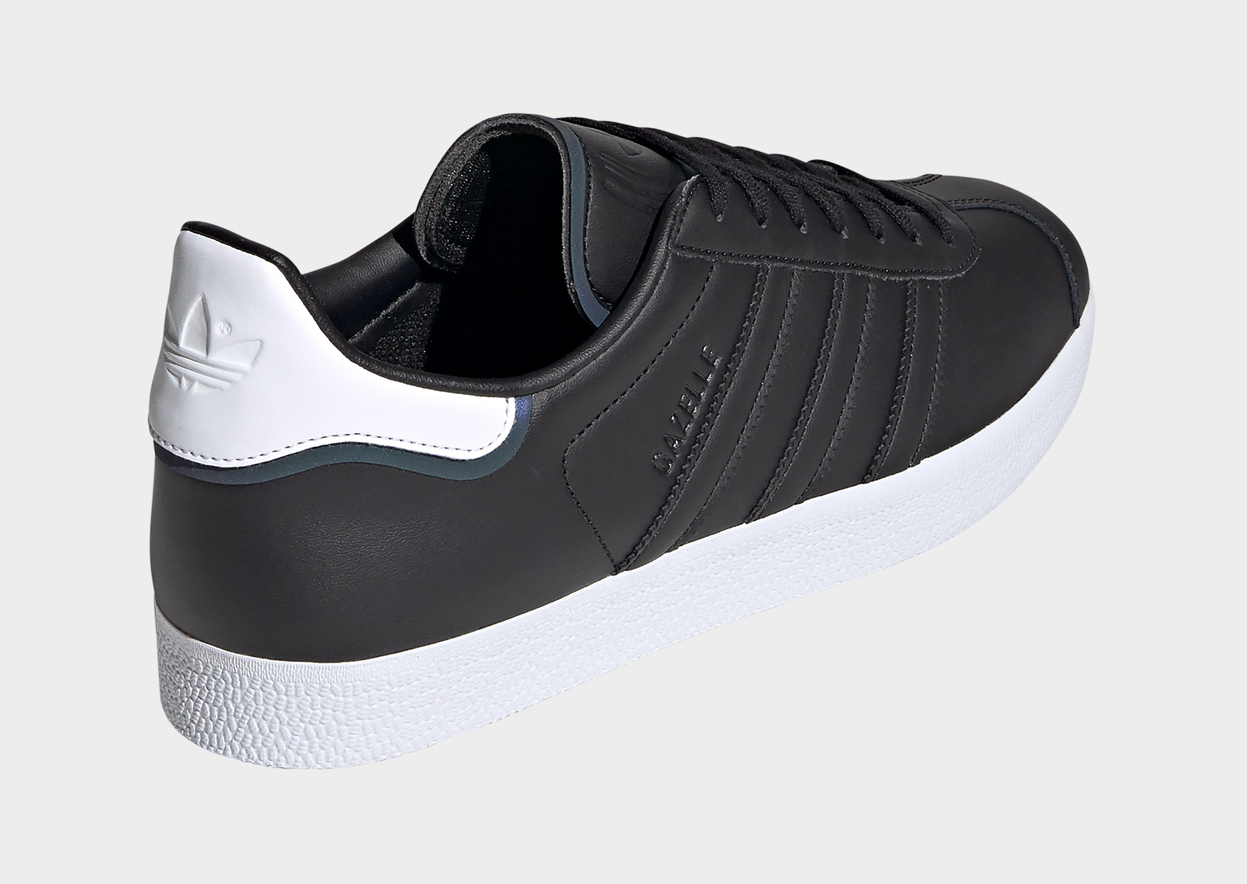 black gazelles leather