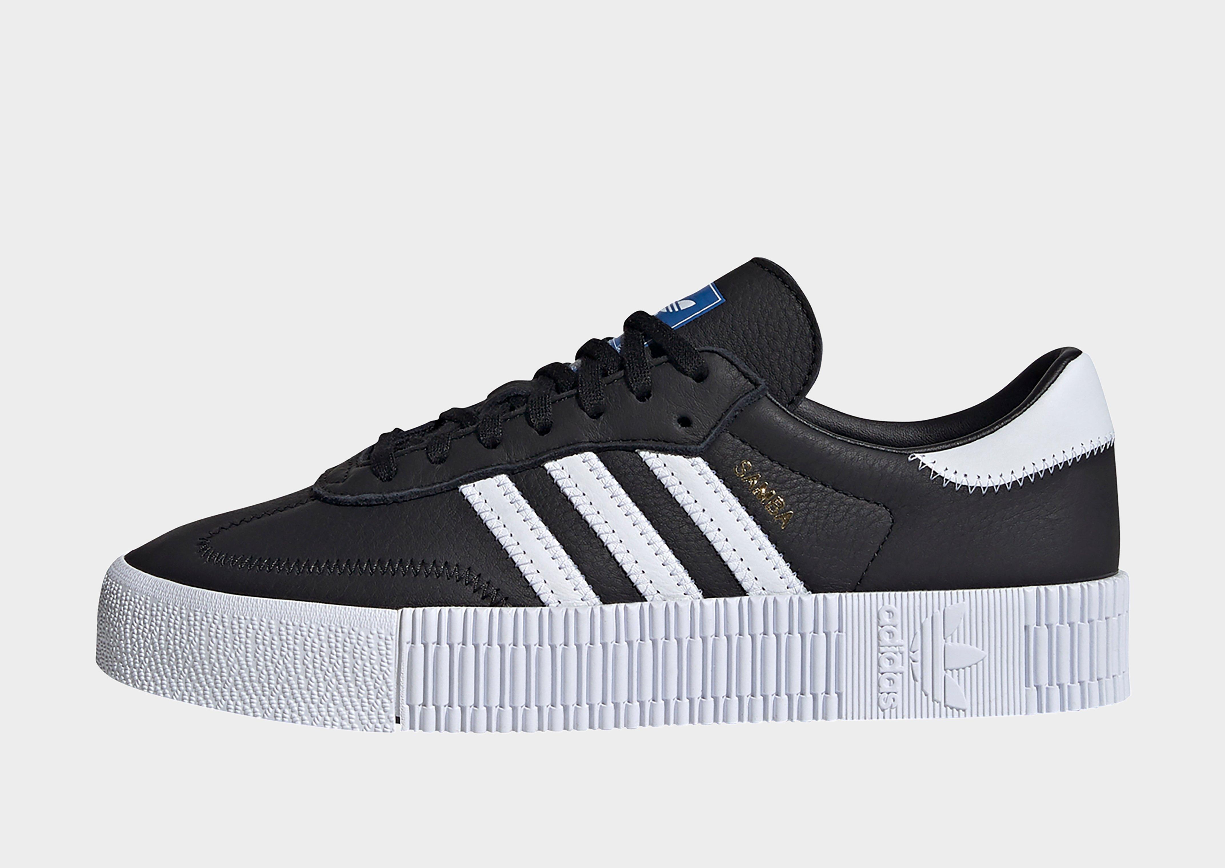 adidas originals sambarose black trainers