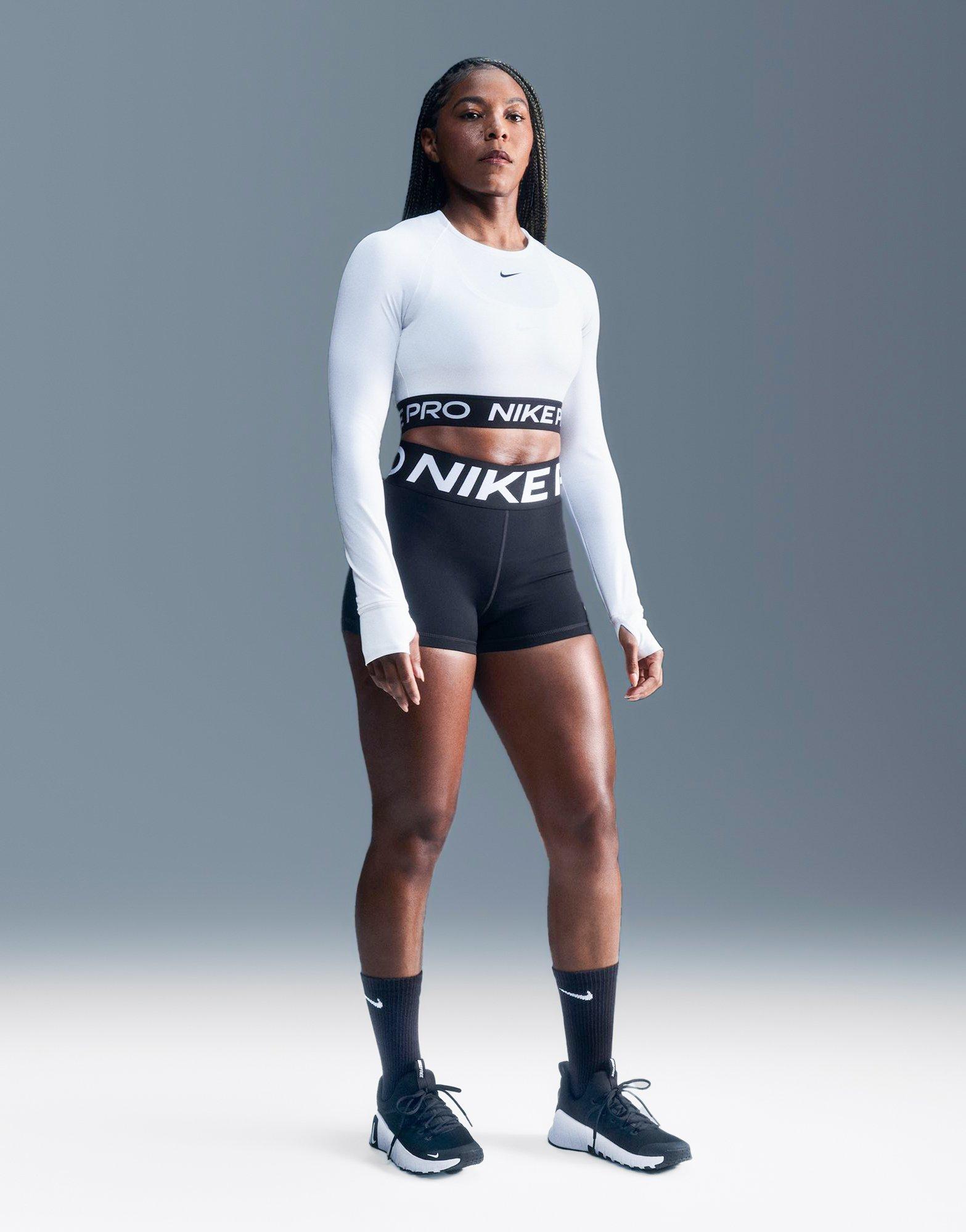 Nike Bikeshorts met hoge taille voor dames (8 cm) Pro Sculpt