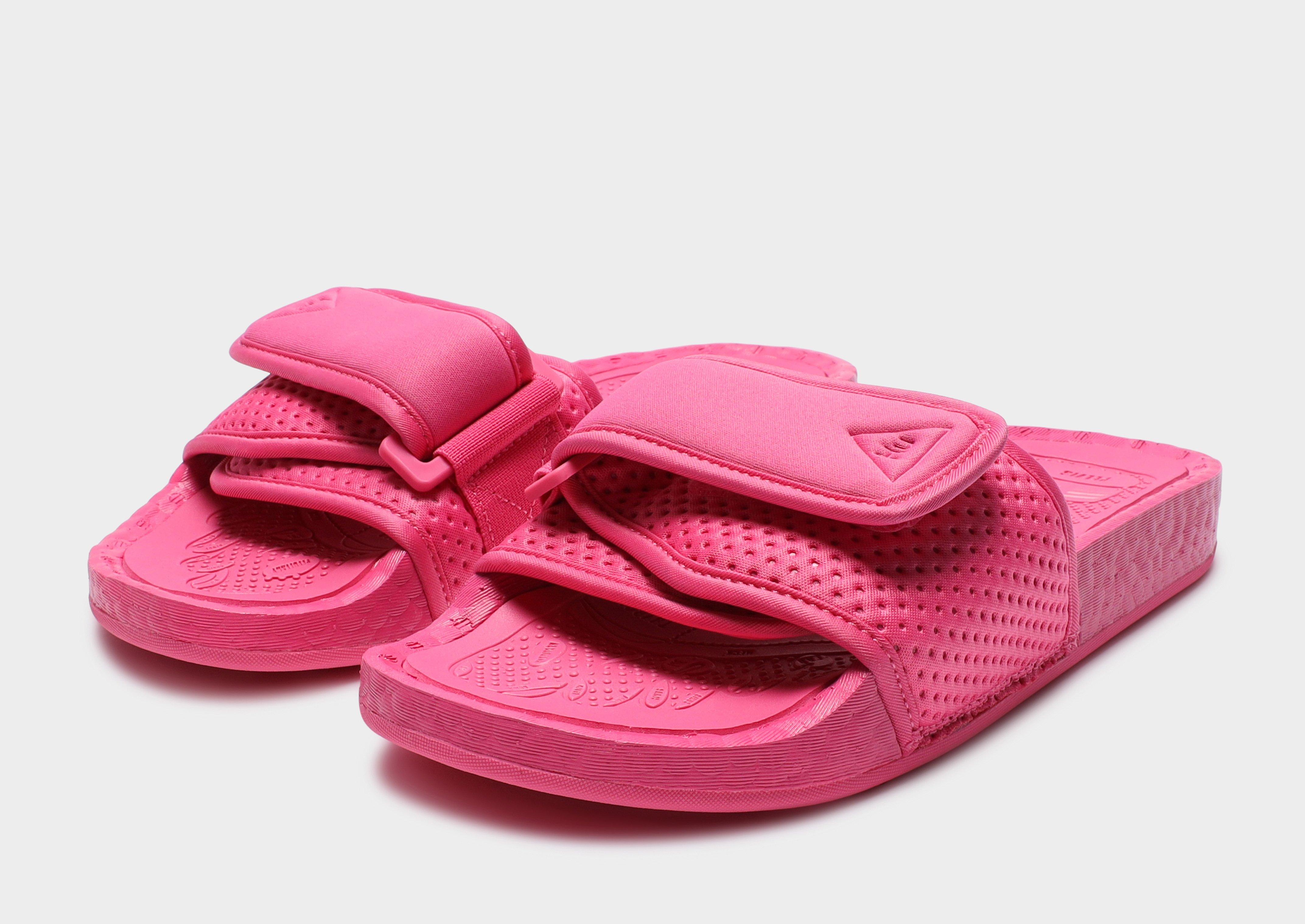 adidas baby pink slides