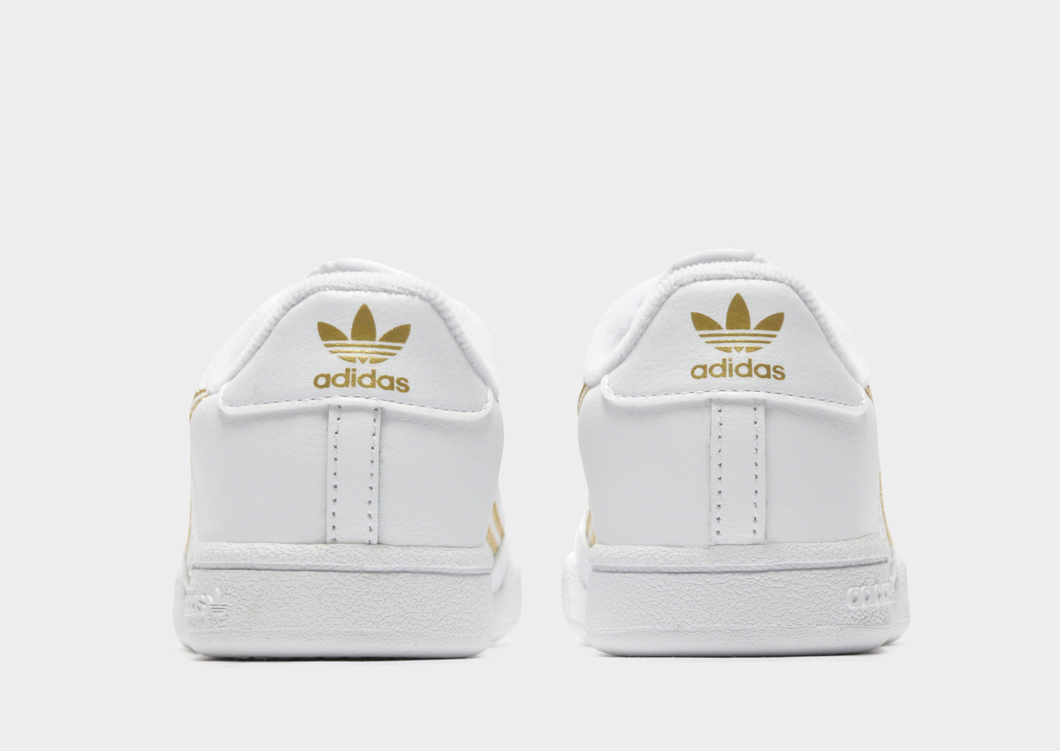 adidas continental 80 infant white