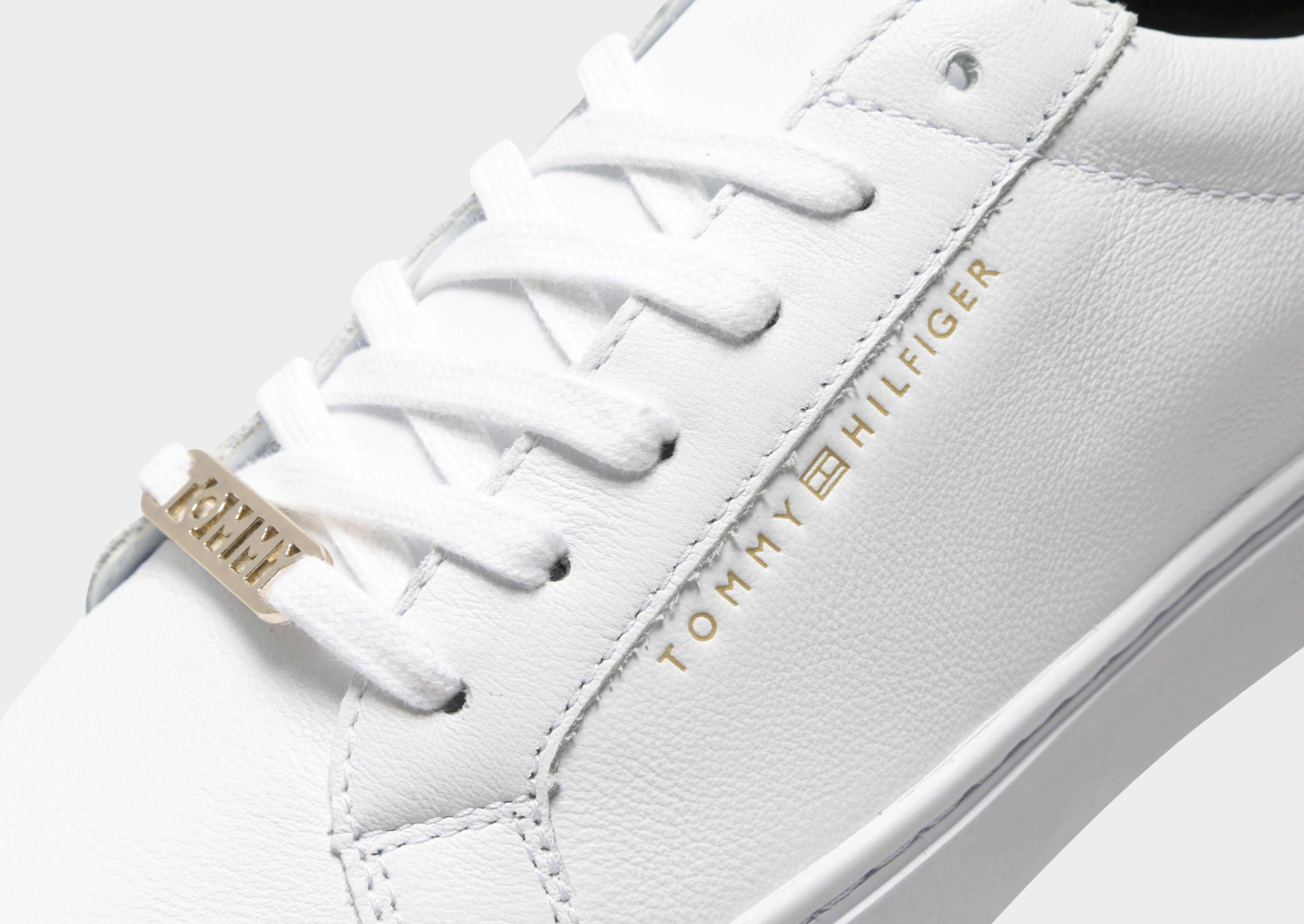 tommy hilfiger white sneakers for women