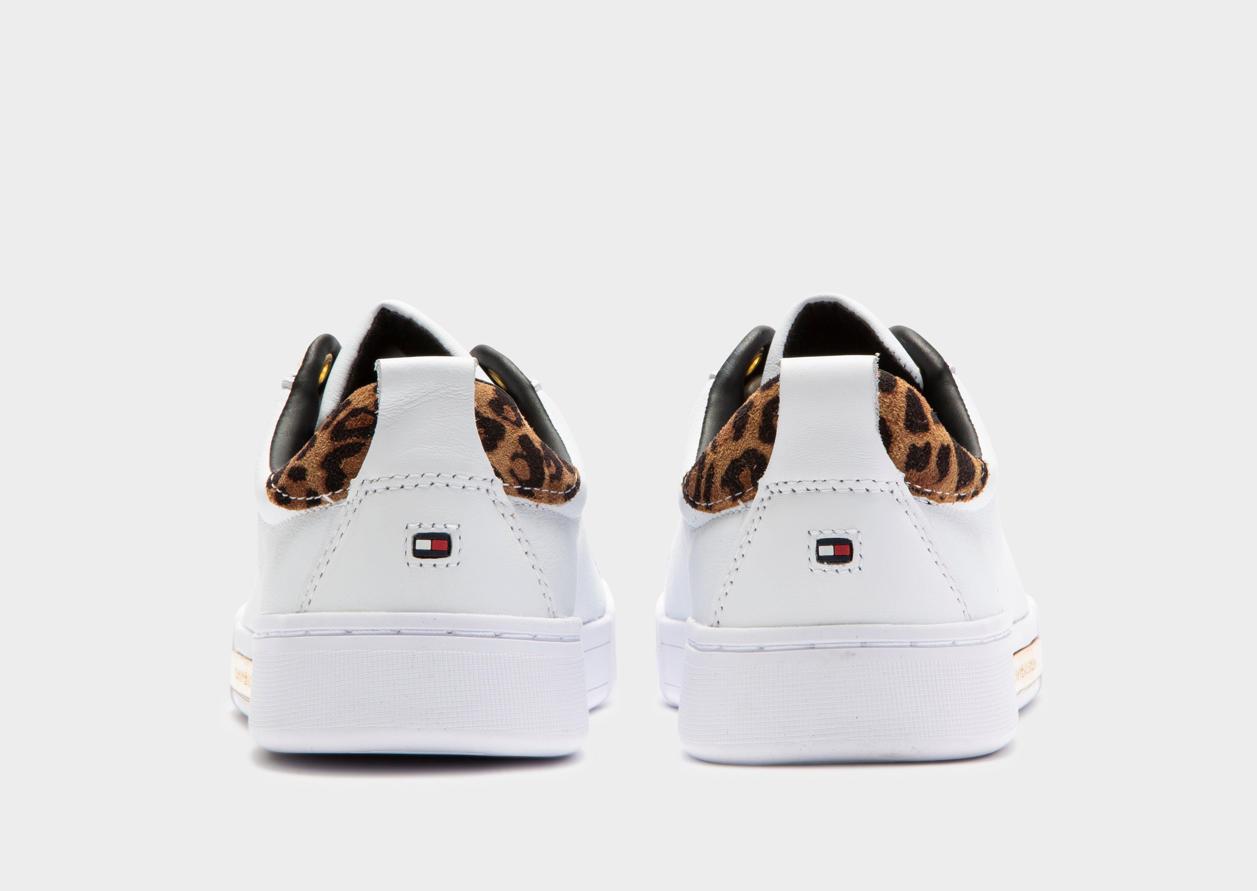 tommy hilfiger leopard trainers