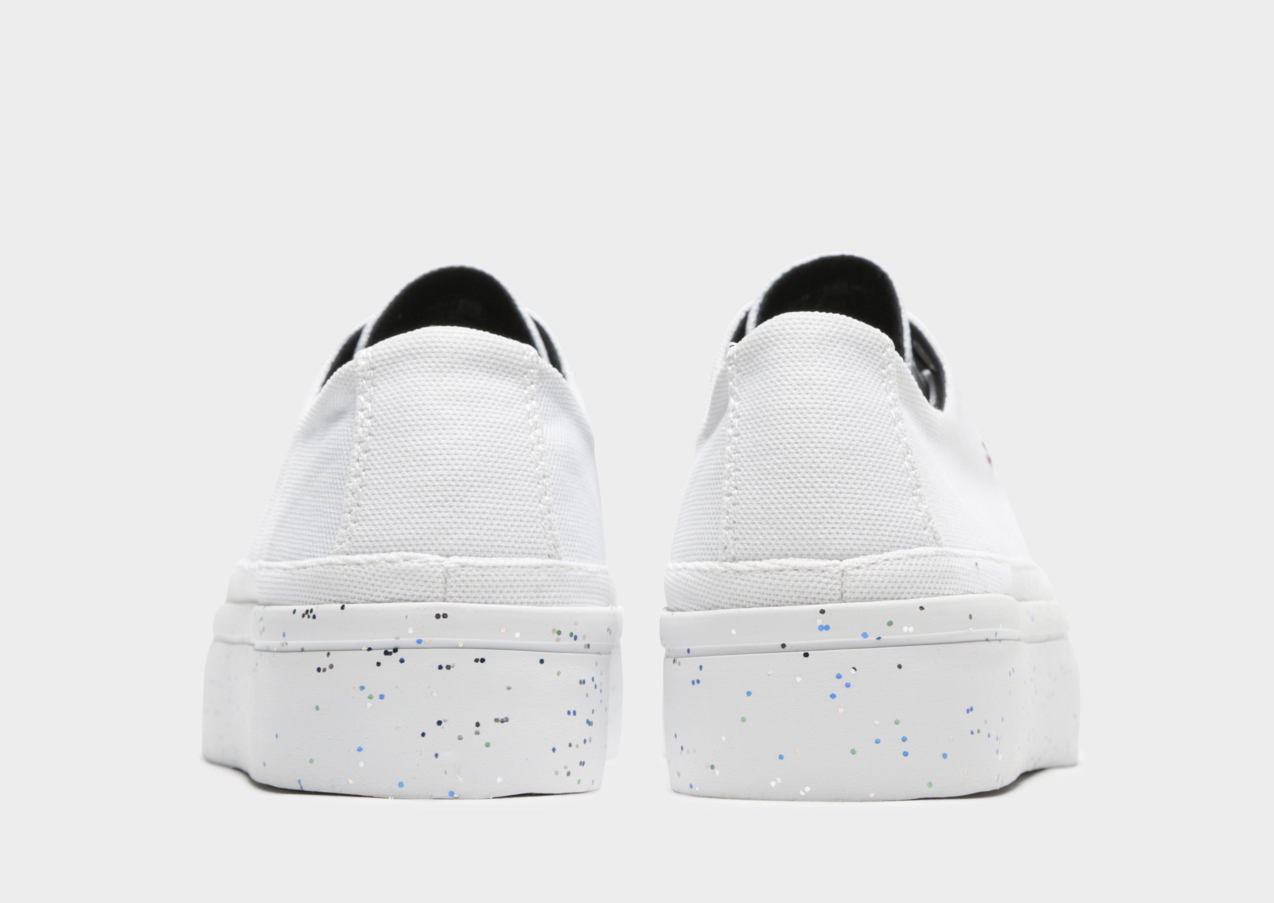 tommy hilfiger white platform trainers