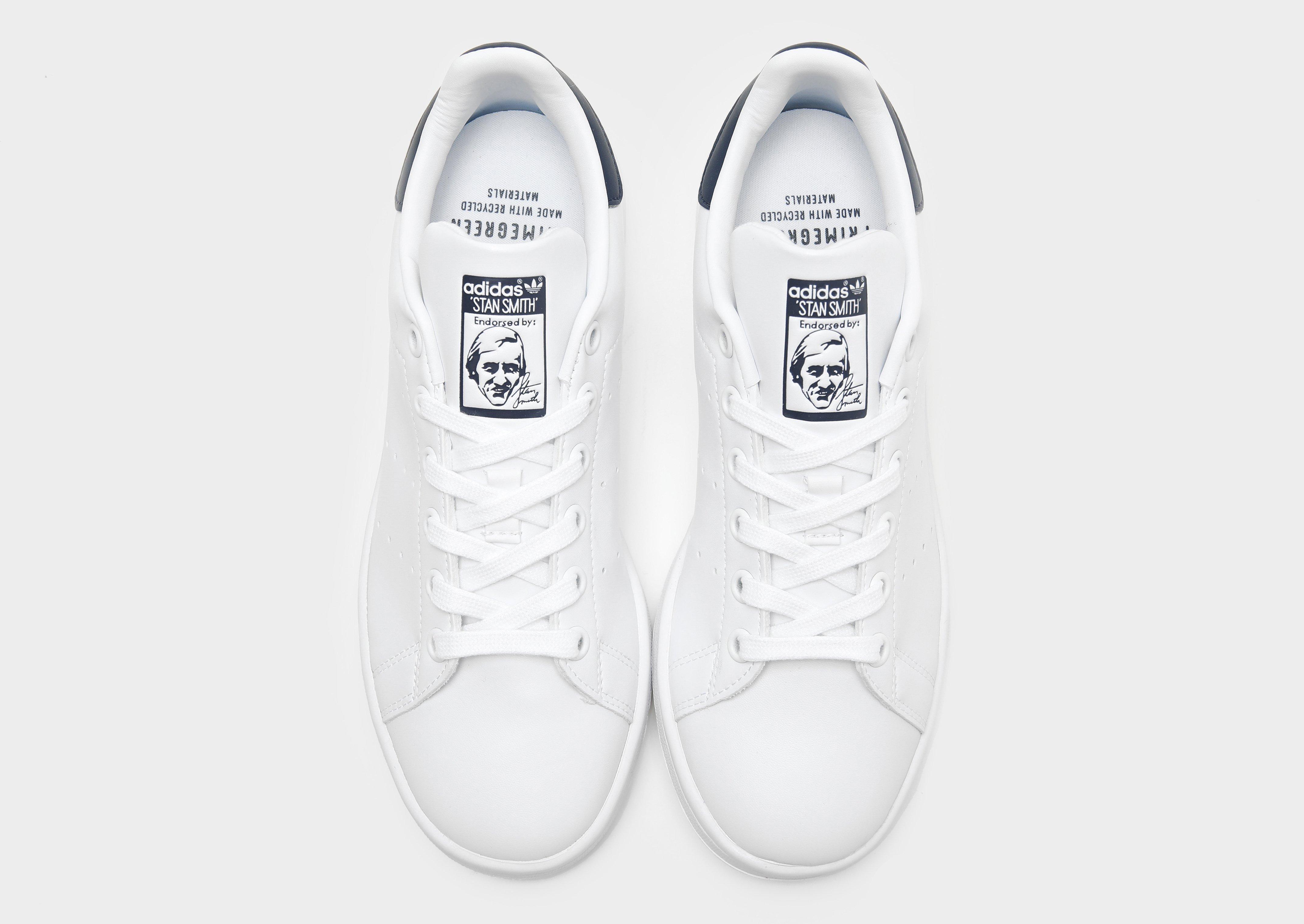 Adidas originals stan hot sale smith leather sneakers