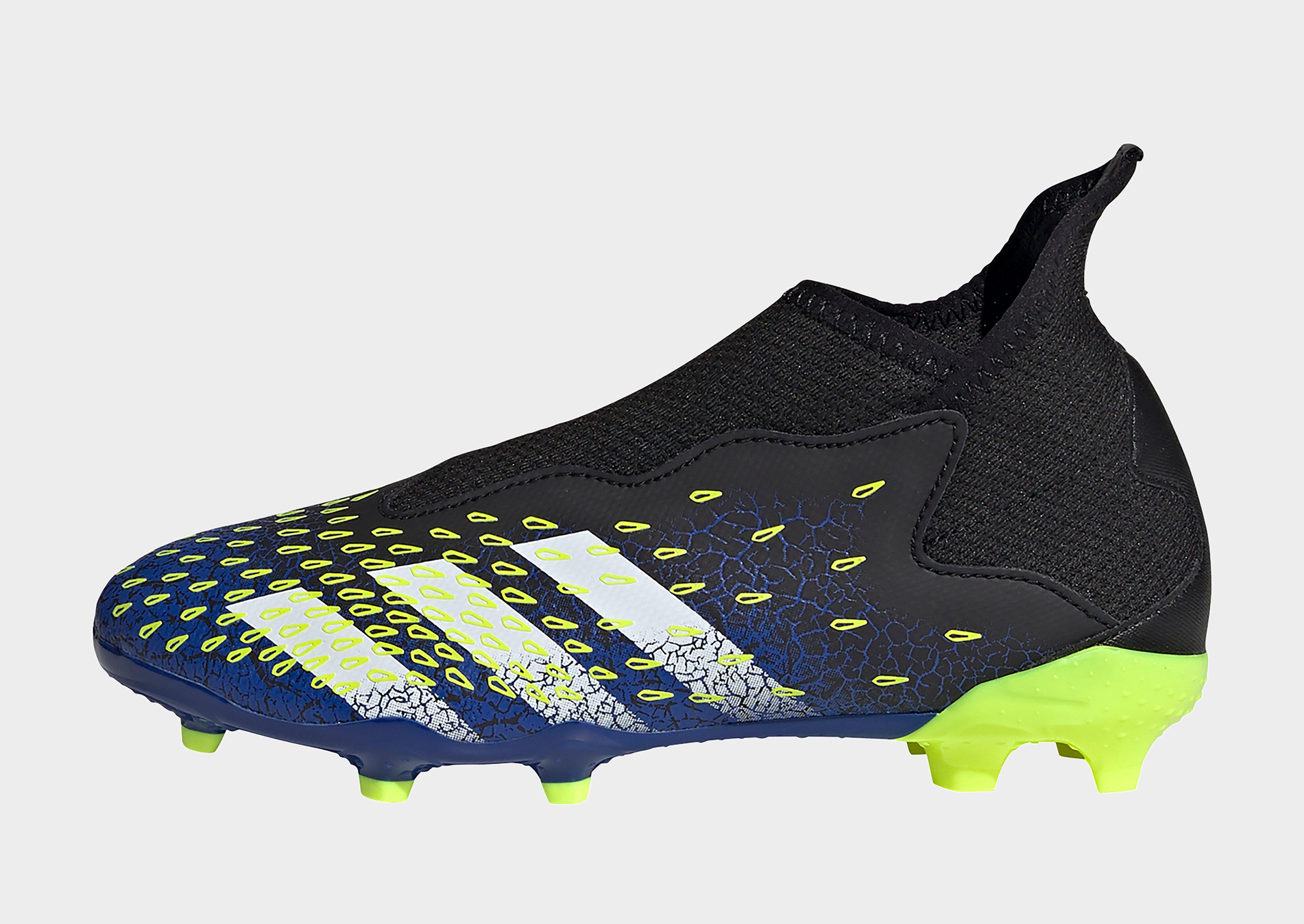 size 3 laceless football boots
