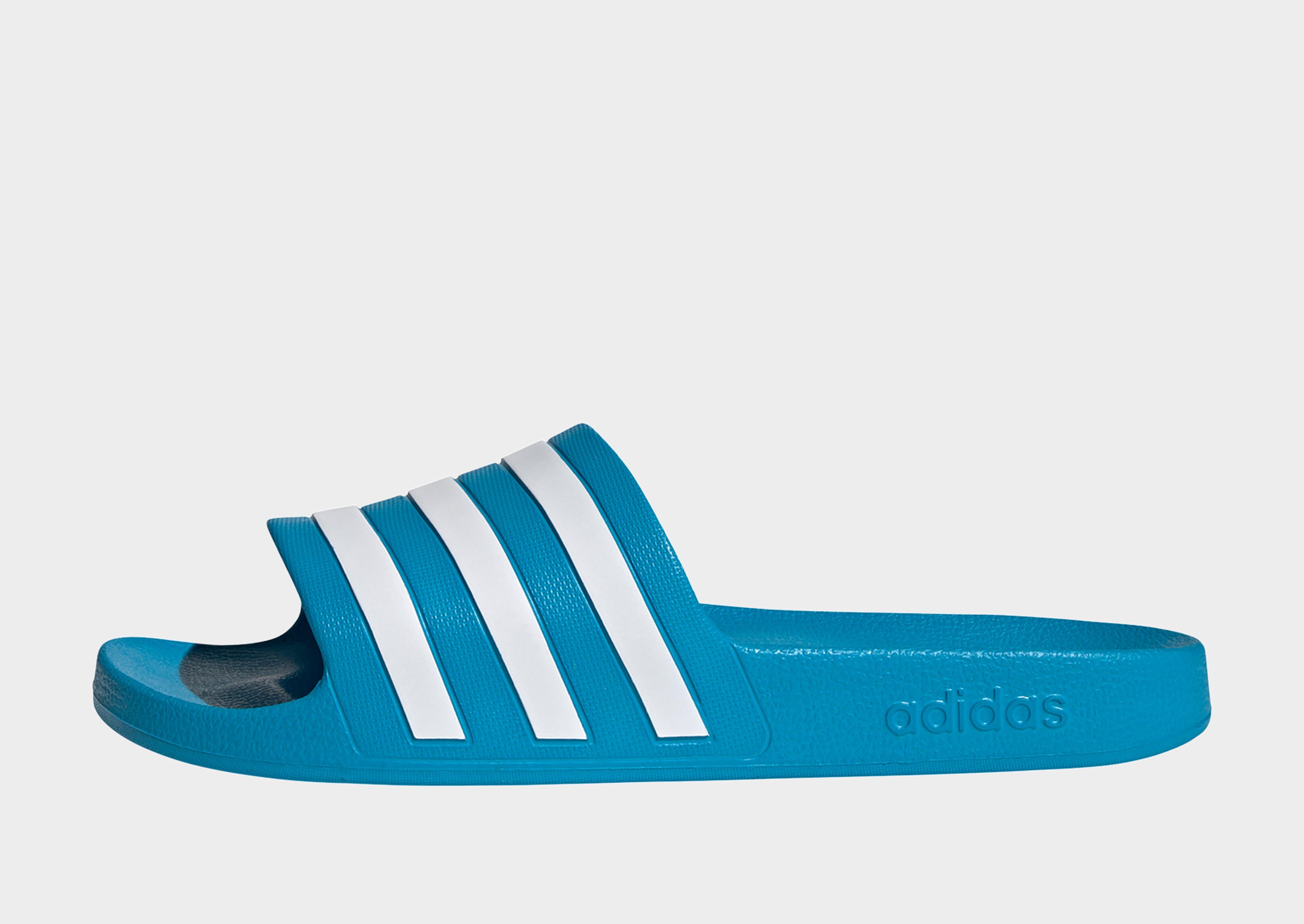 Teal 2025 adidas slides