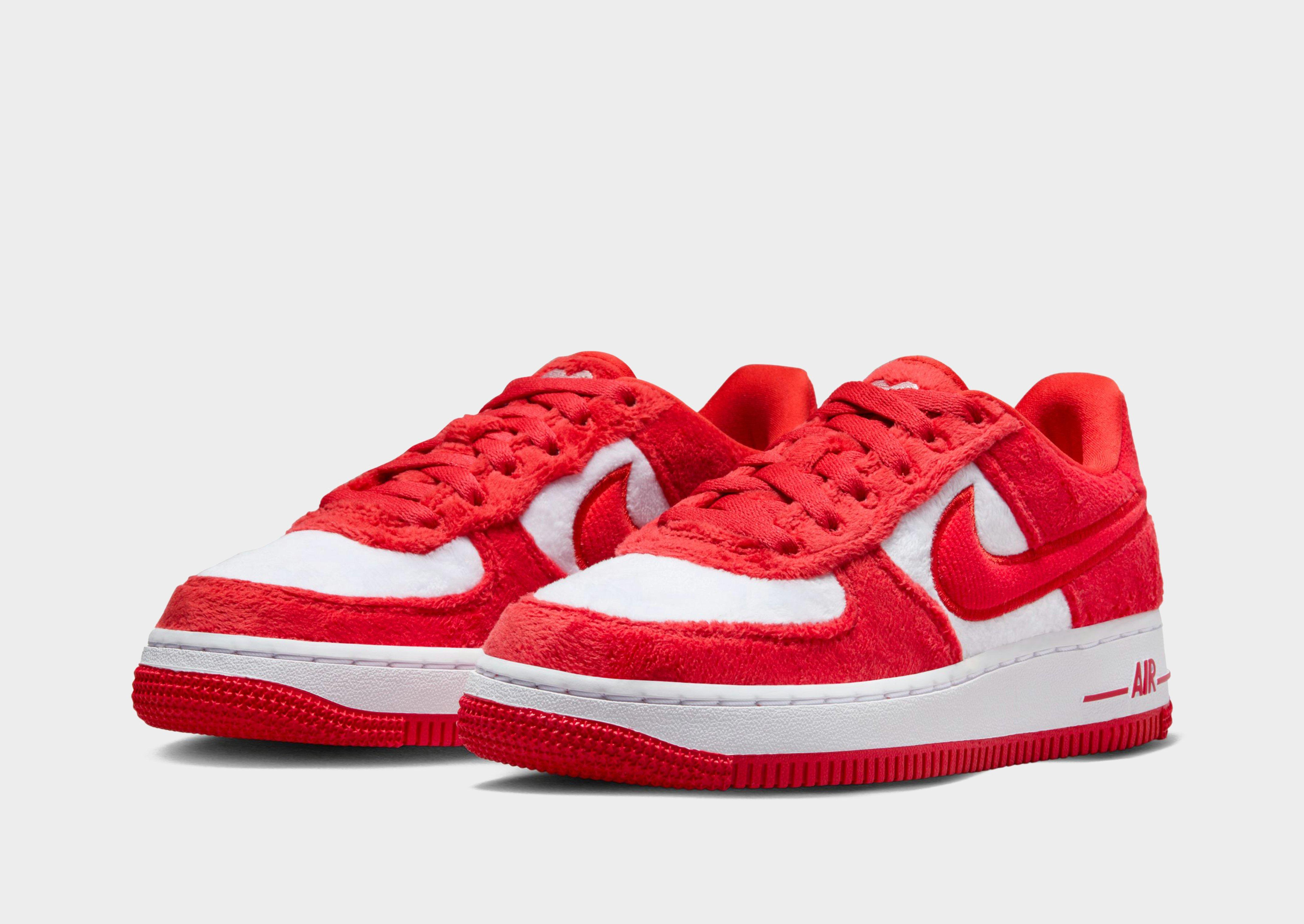 Red nike air force sale 1 junior