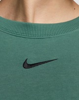 Nike เสื้อแขนยาวผู้หญิง Sportswear Phoenix Fleece Over-Oversized Crew-Neck French Terry