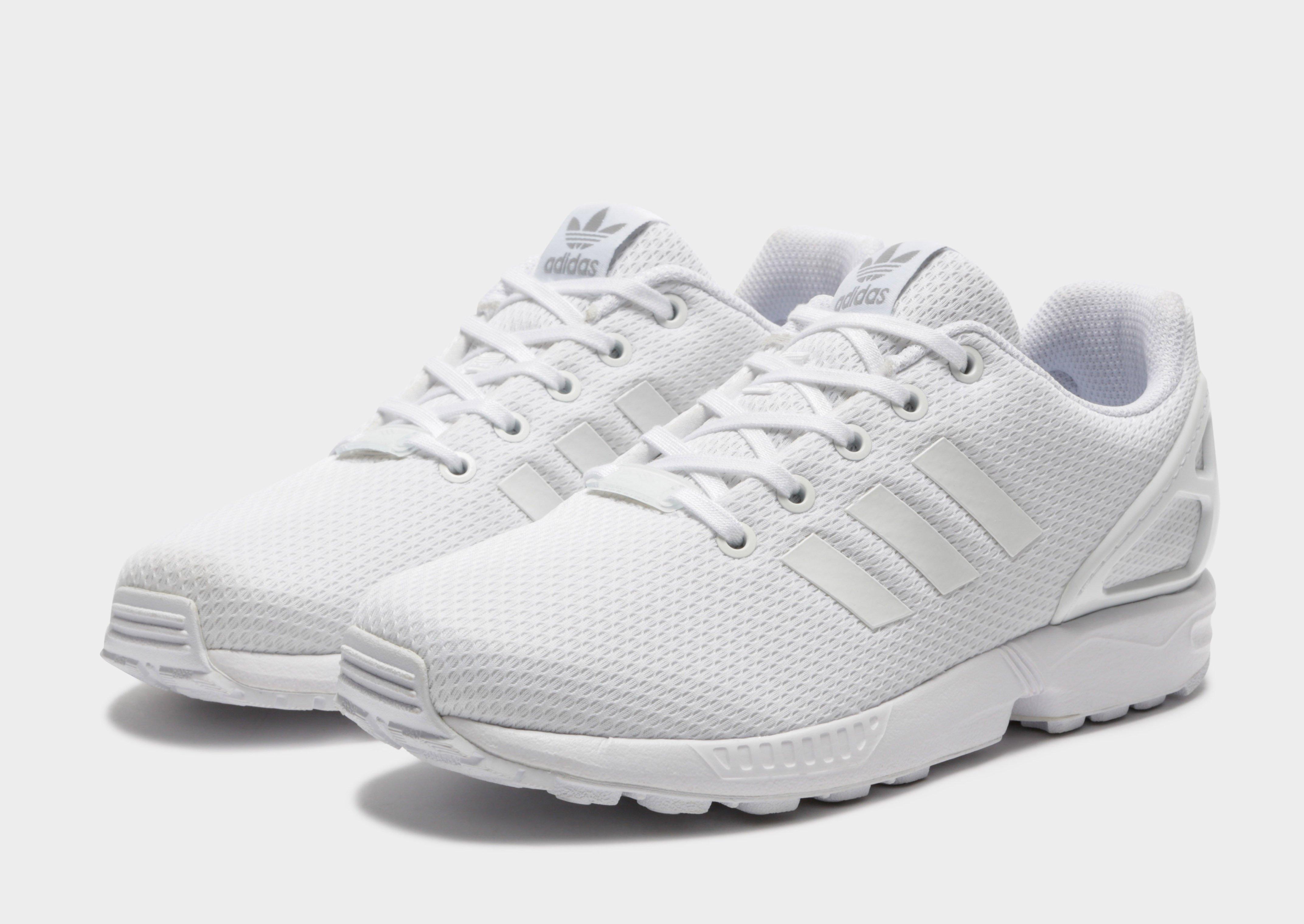 white zx flux junior