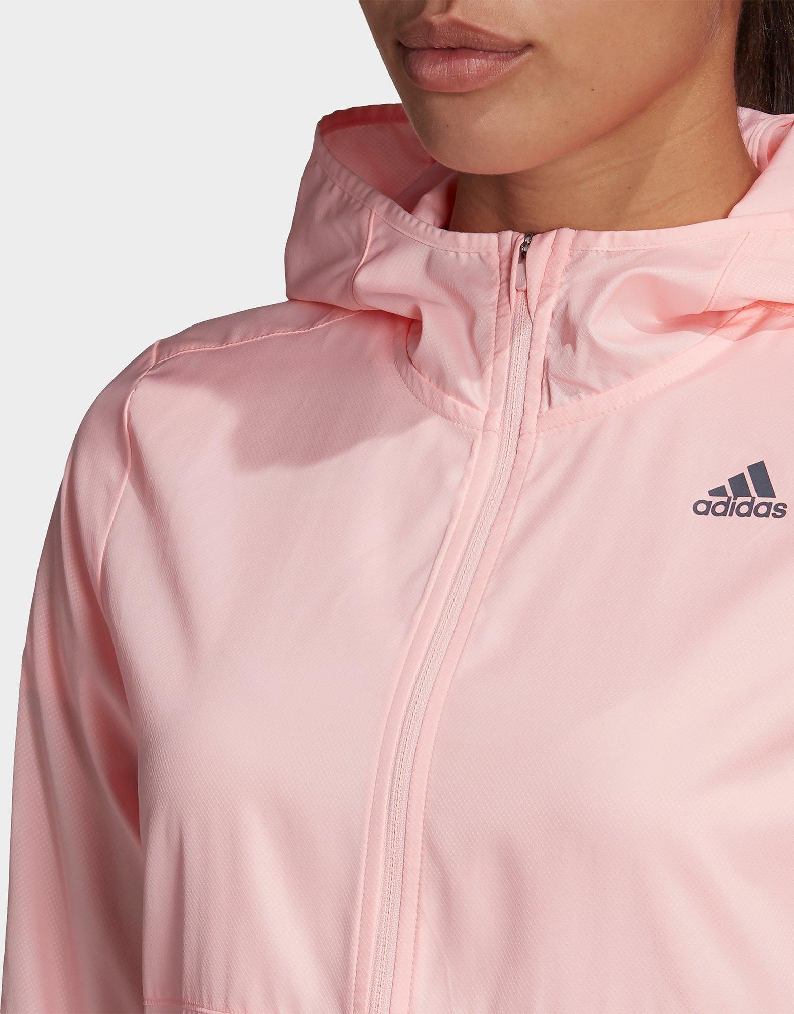 adidas own the run hooded windbreaker