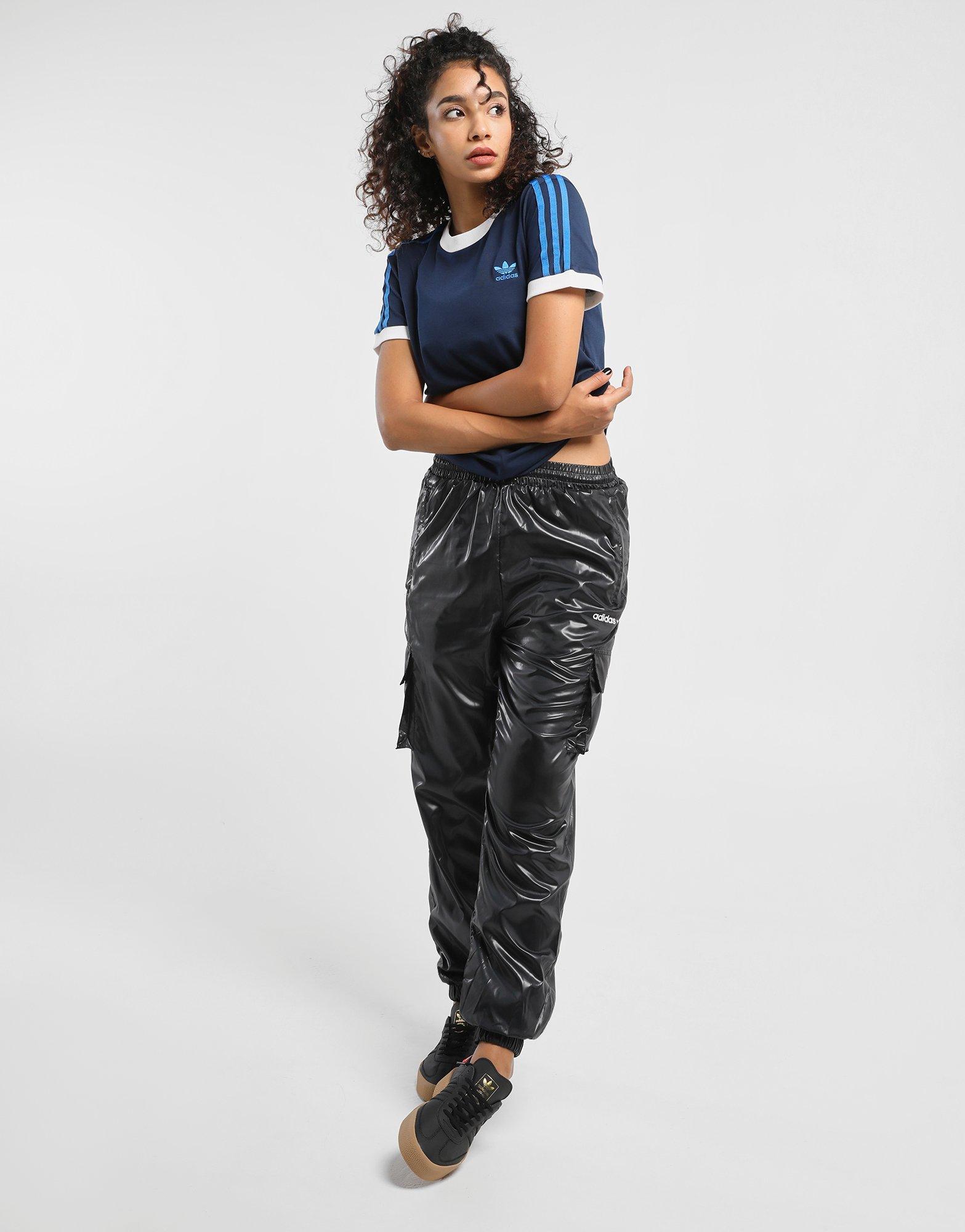 shiny adidas pants