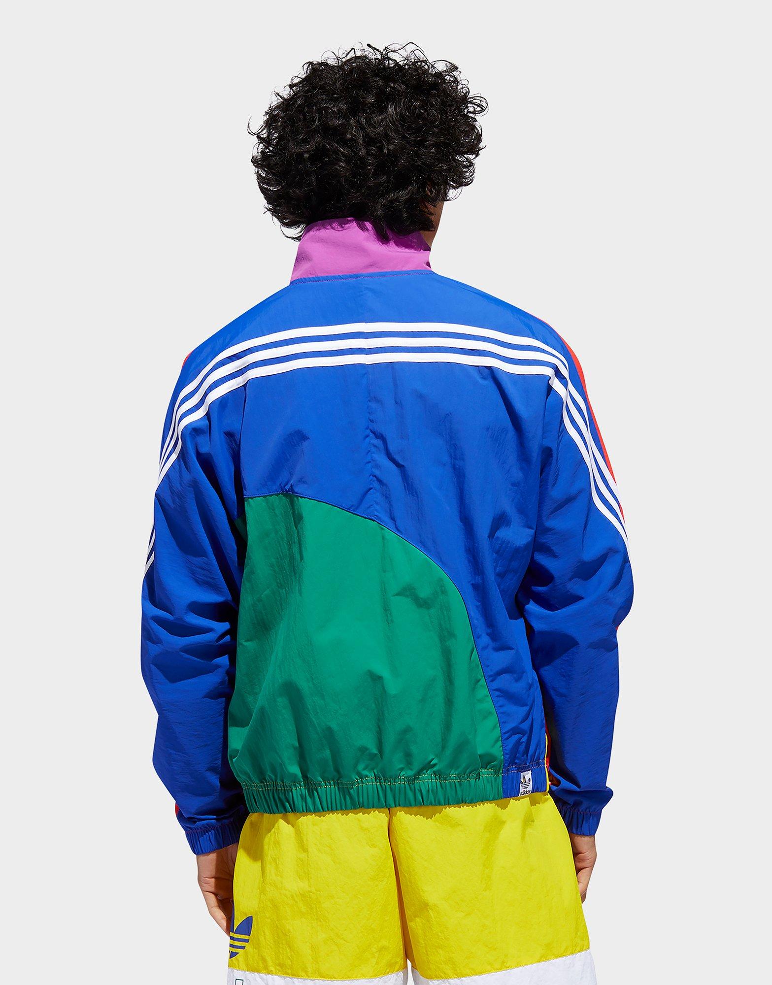 adidas rainbow jacket