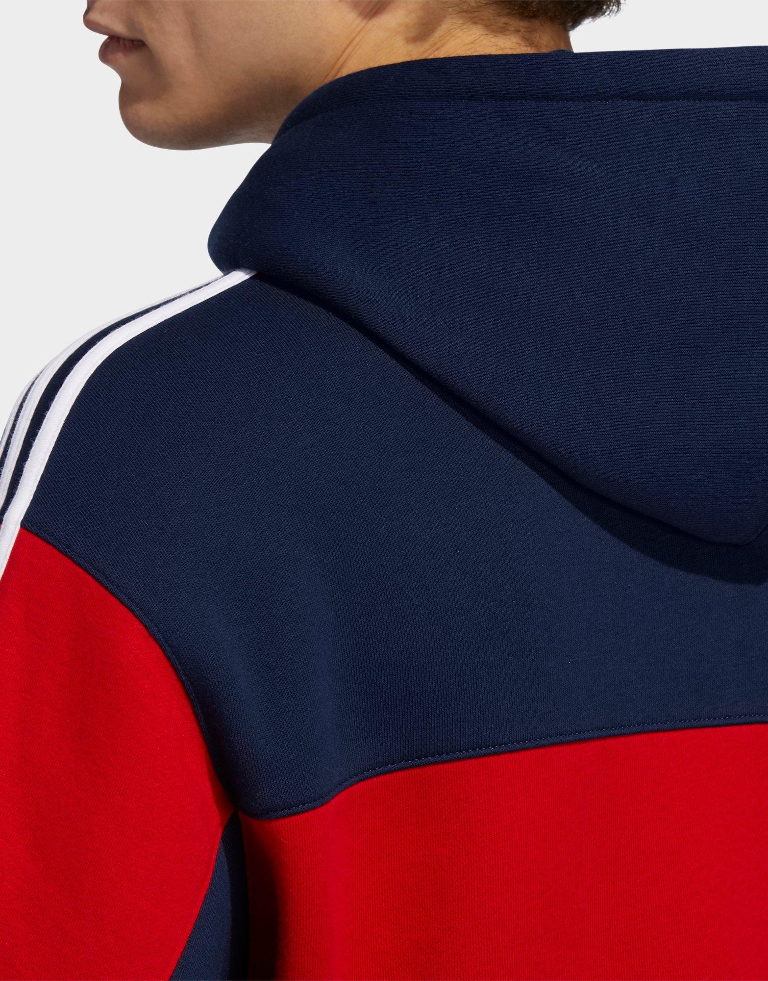 adidas originals red hoodie