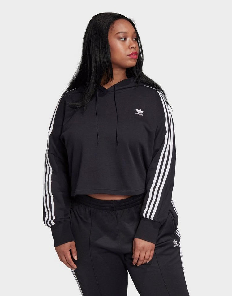 cropped adidas zip hoodie