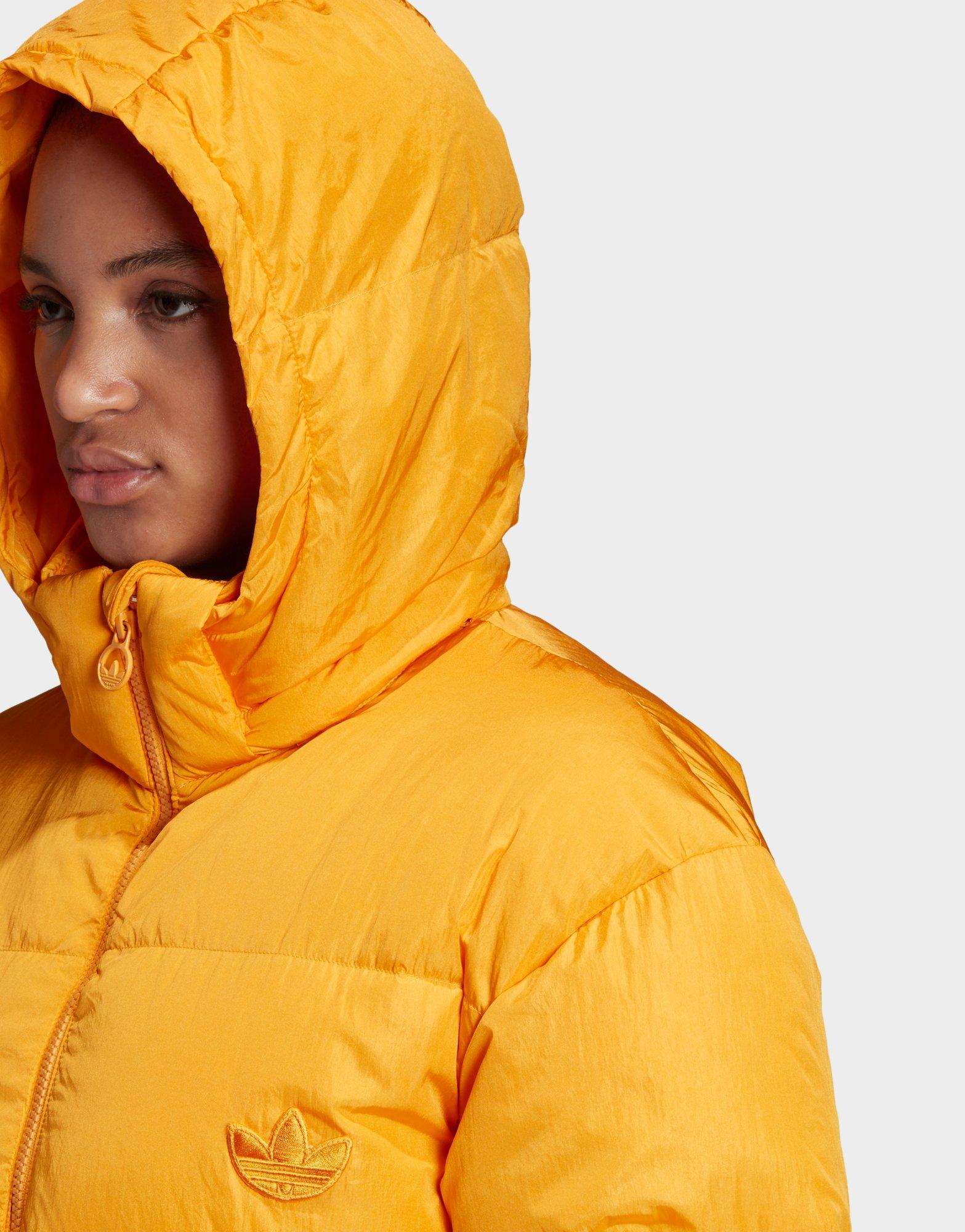 adidas yellow puffer jacket