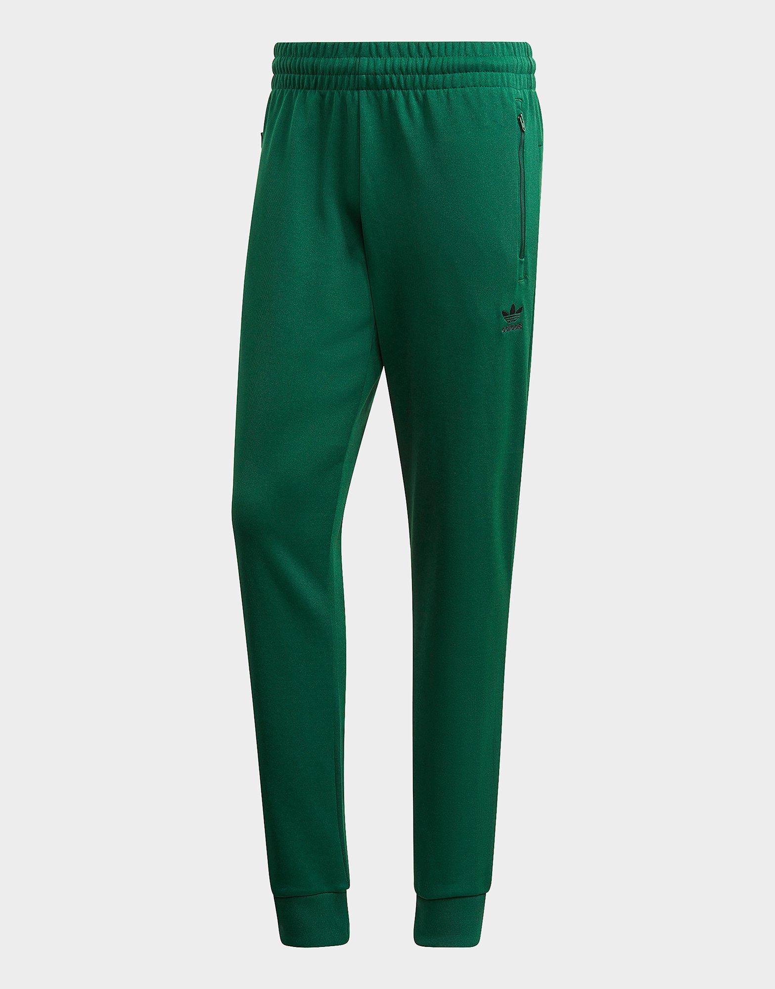 adidas originals green tracksuit bottoms