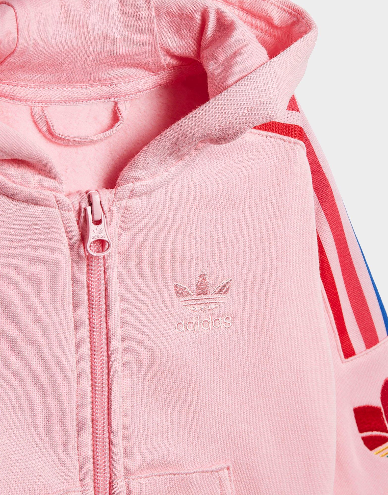 adidas baby pink hoodie
