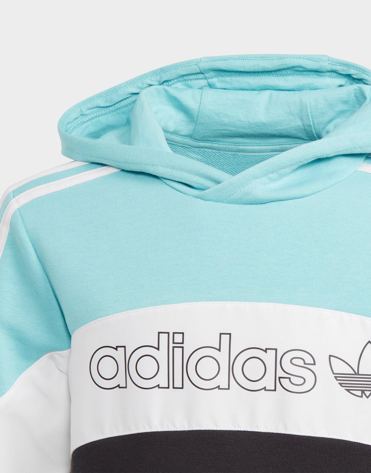 teal adidas hoodie