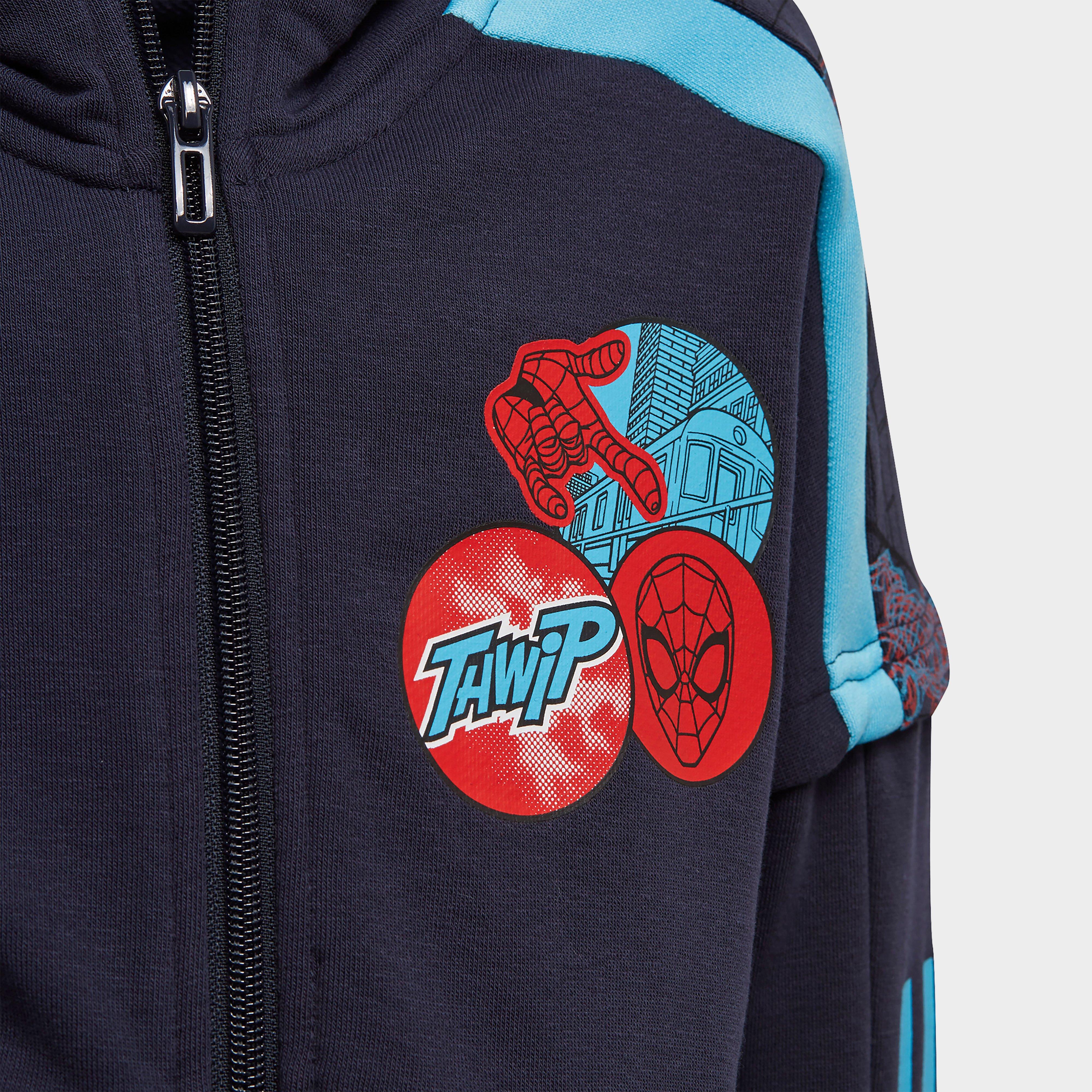 adidas spiderman windbreaker