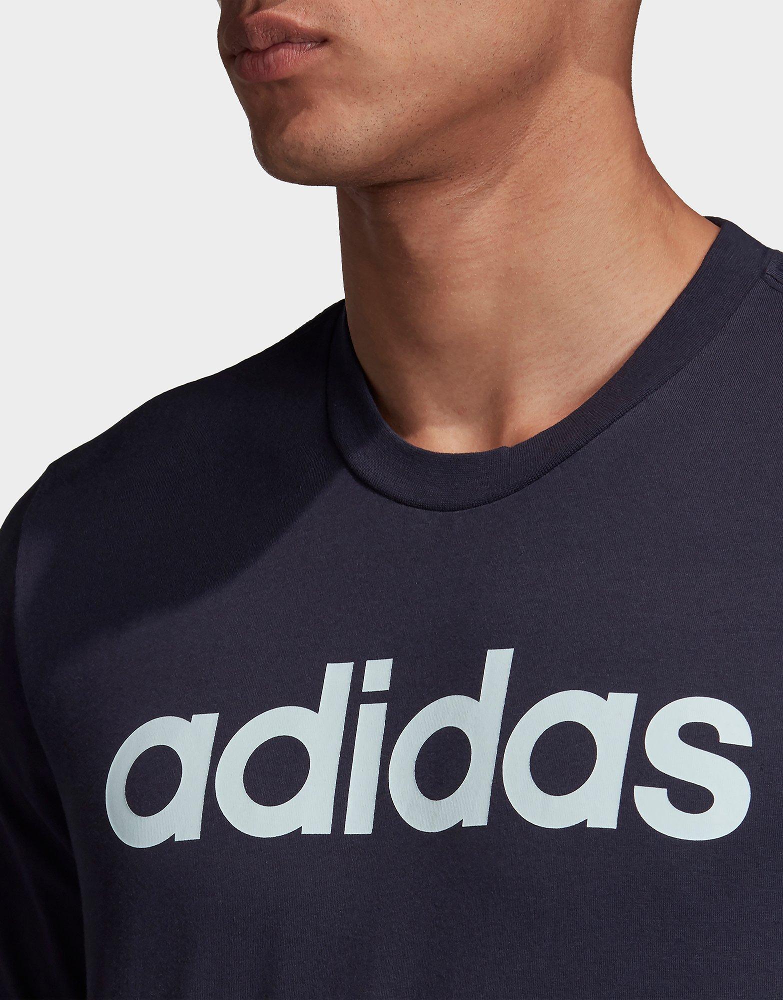 adidas linear logo t shirt