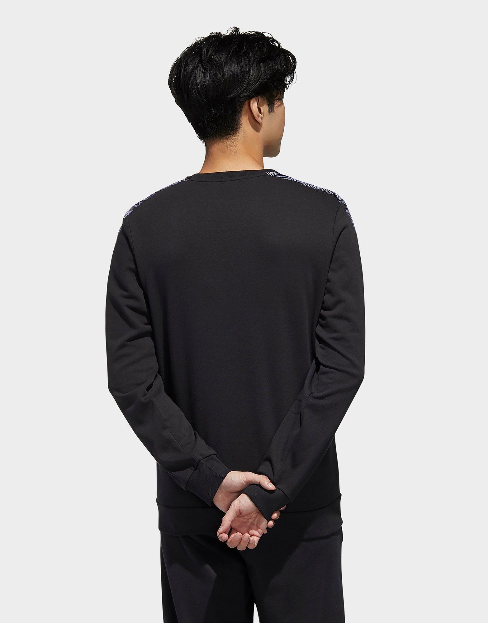 adidas taped sweatshirt