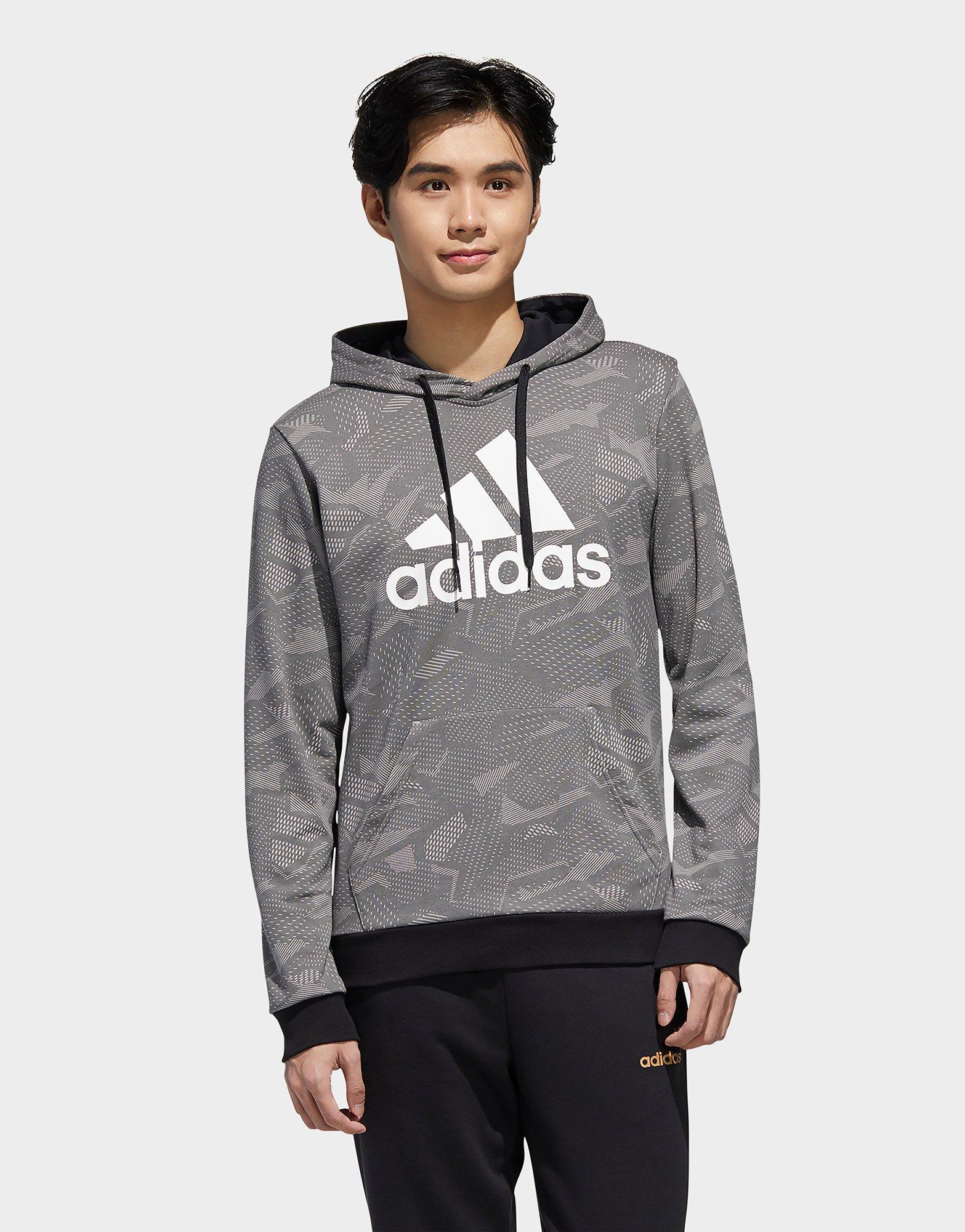 adidas allover print hoodie