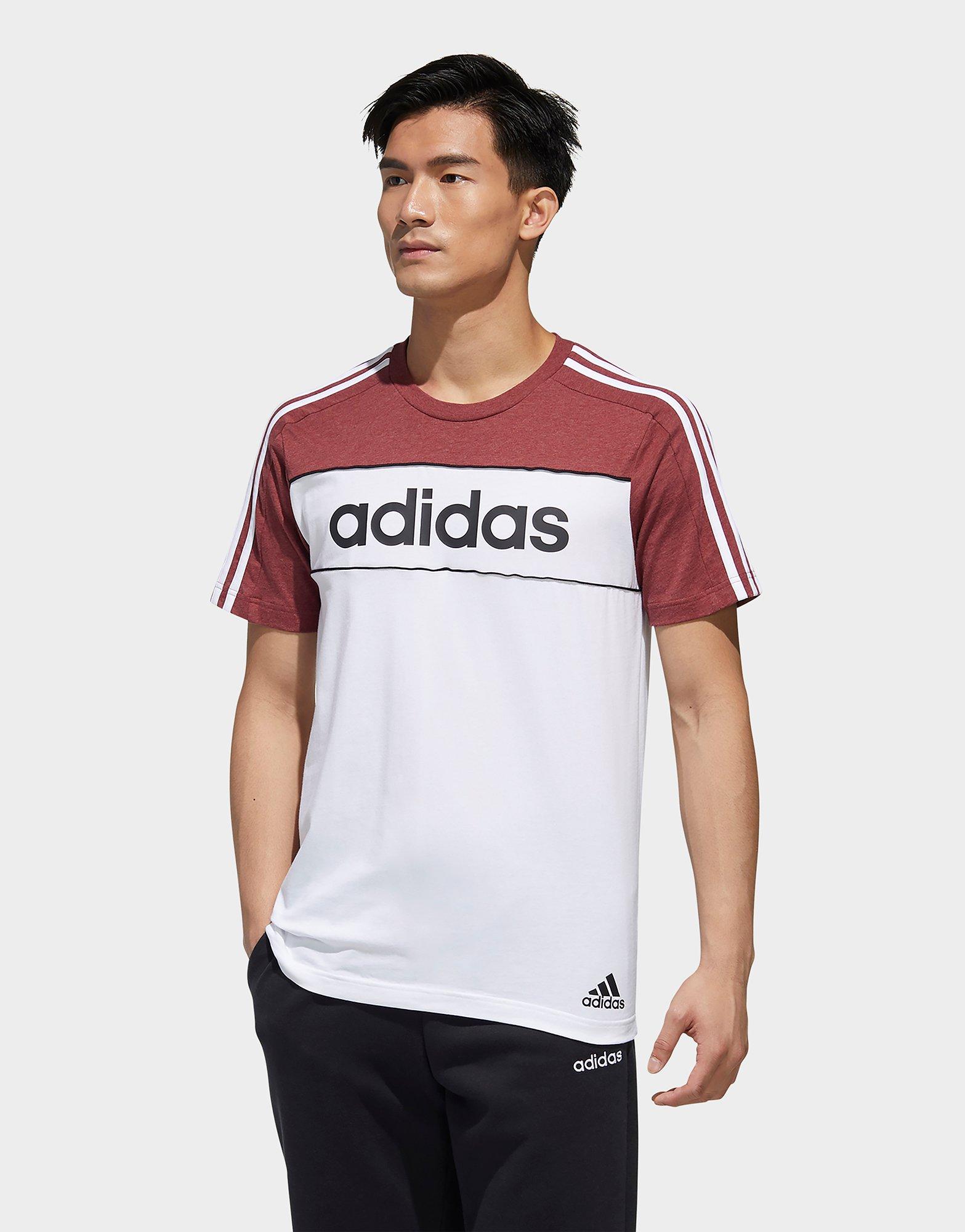 adidas tape t shirt