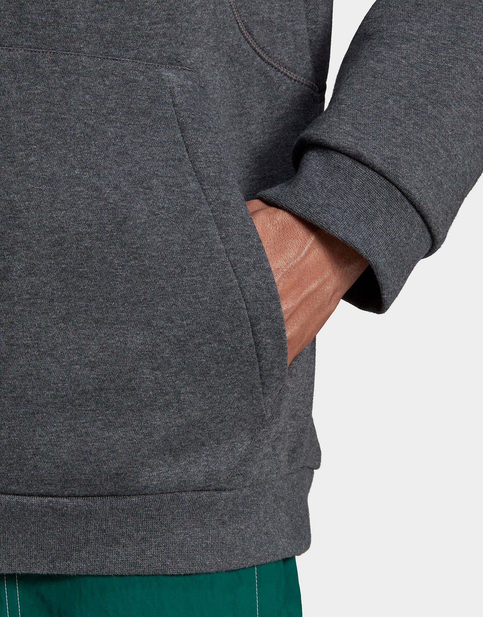 adidas grey half zip hoodie