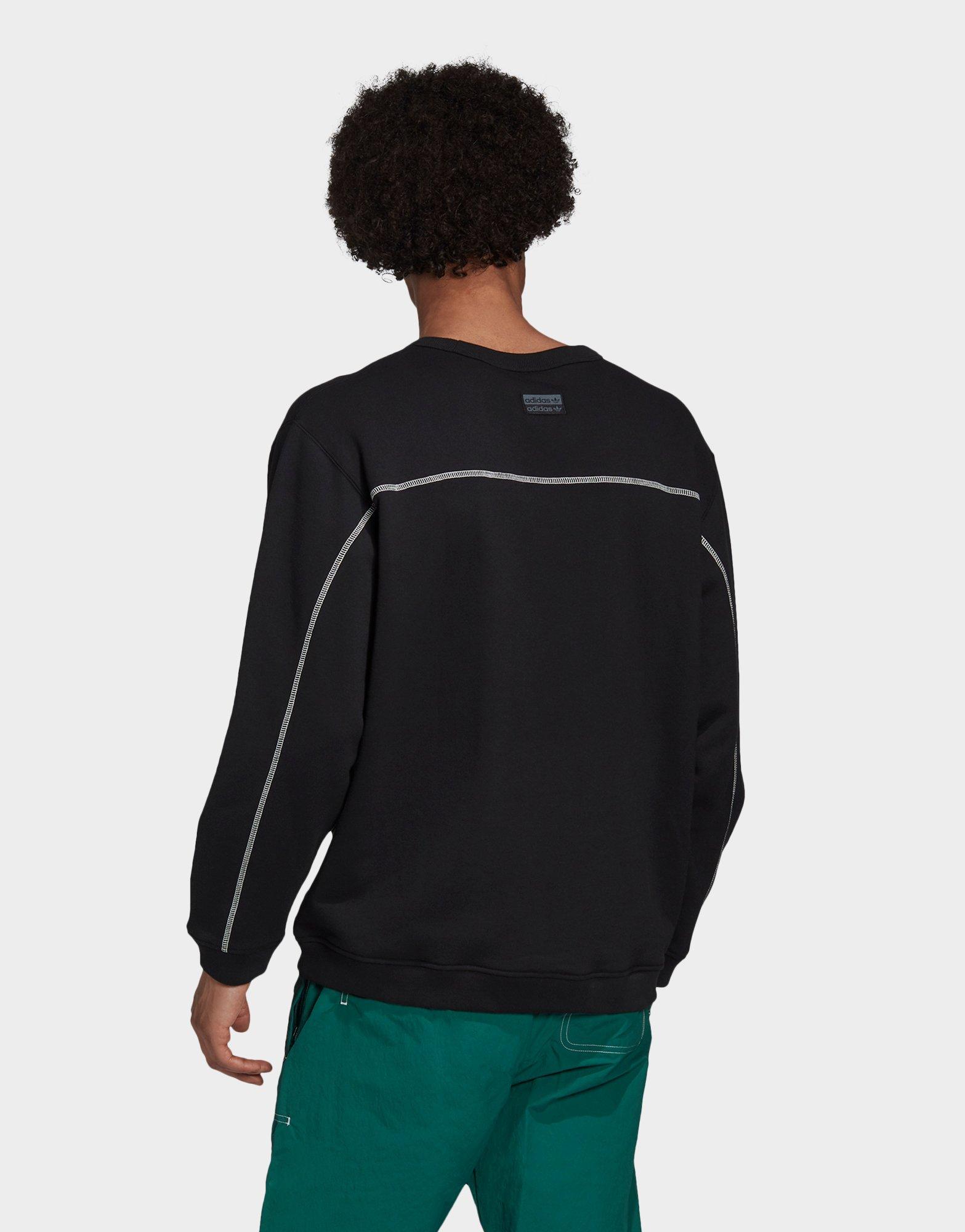 adidas originals speed fleece crew sweatshirt junior