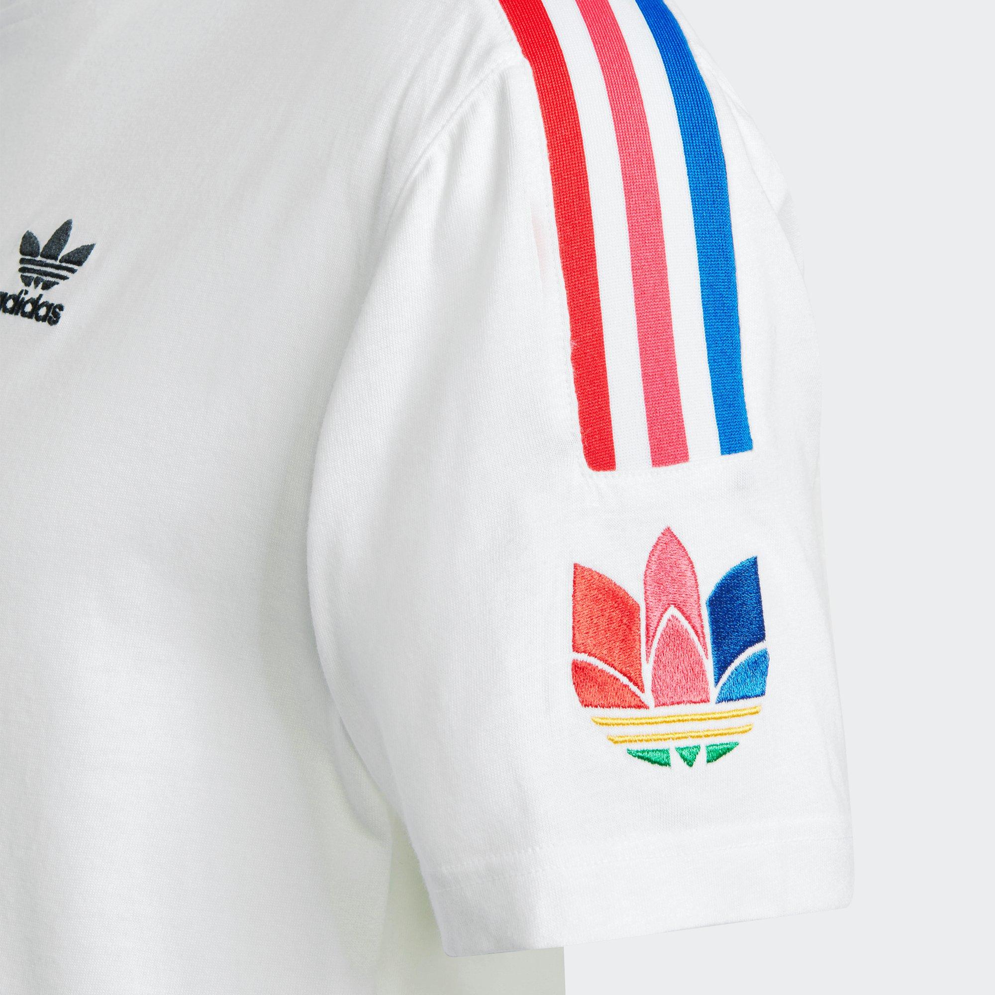 adidas original trefoil t shirt 3 stripe